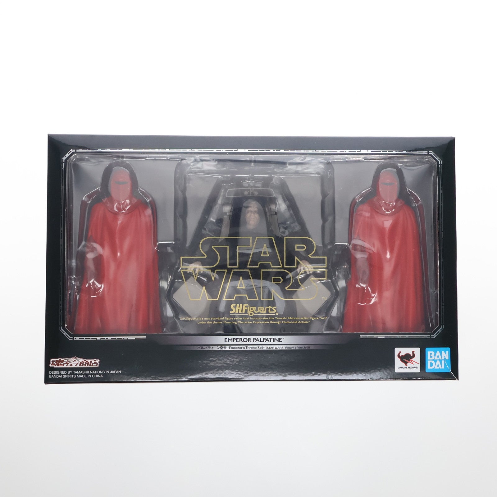 【中古即納】[FIG] 魂ウェブ商店限定 S.H.Figuarts(フィギュアーツ) パルパティーン皇帝-Emperor's Throne Set- STAR WARS(スター・ウォーズ) エピソード6/ジェダイの帰還 完成品 可動フィギュア バンダイスピリッツ(20200630)