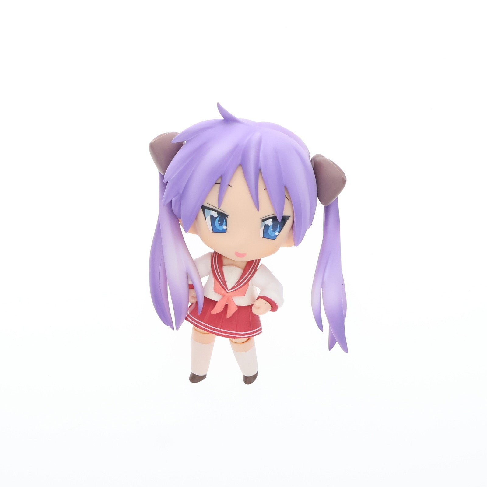 【中古即納】[FIG] ねんどろいど 028c 柊かがみ(キャラアニVer.) TVアニメ らき☆すた 完成品 可動フィギュア キャラアニ/グッドスマイルカンパニー(20080401)