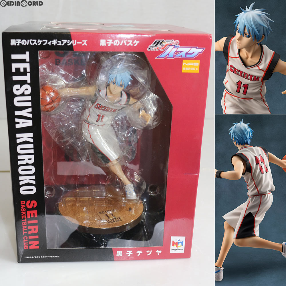 【中古即納】[FIG] 黒子のバスケフィギュアシリーズ 黒子テツヤ(くろこてつや) 1/8 完成品 フィギュア メガハウス(20140126)