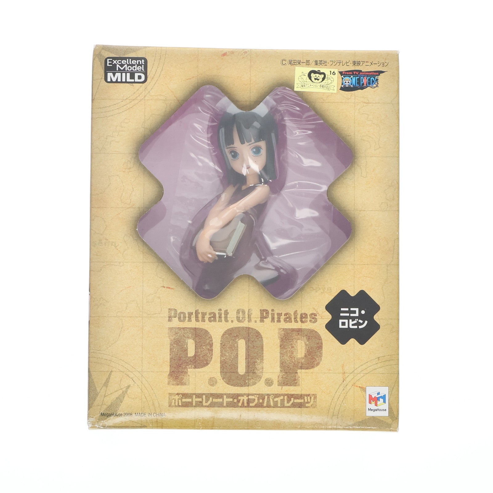 【中古即納】[FIG] エクセレントモデル MILD Portrait.Of.Pirates P.O.P CB-1 ニコ・ロビン ONE PIECE(ワンピース) 1/8 完成品 フィギュア メガハウス(20080618)