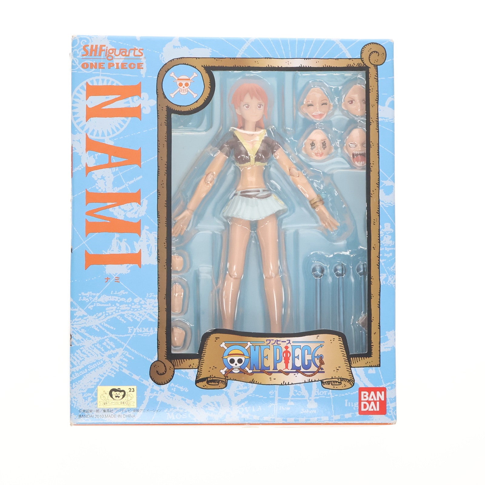 【中古即納】[FIG] S.H.Figuarts(フィギュアーツ) ナミ ONE PIECE(ワンピース) 完成品 可動フィギュア バンダイ(20101224)