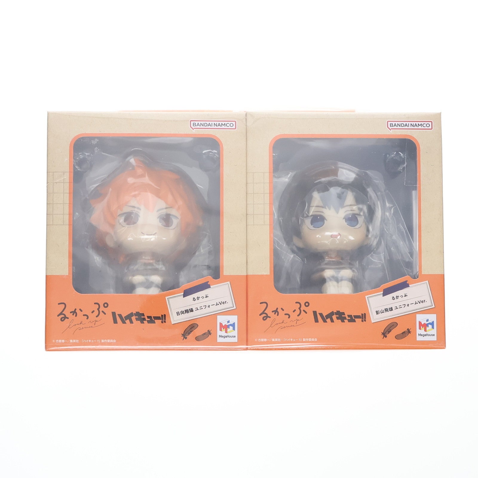【中古即納】[FIG] プレミアムバンダイ限定特典付属 るかっぷ 日向翔陽&影山飛雄(ひなたしょうよう&かげやまとびお) ユニフォームVer. ハイキュー!! 完成品 フィギュア メガハウス(20240927)