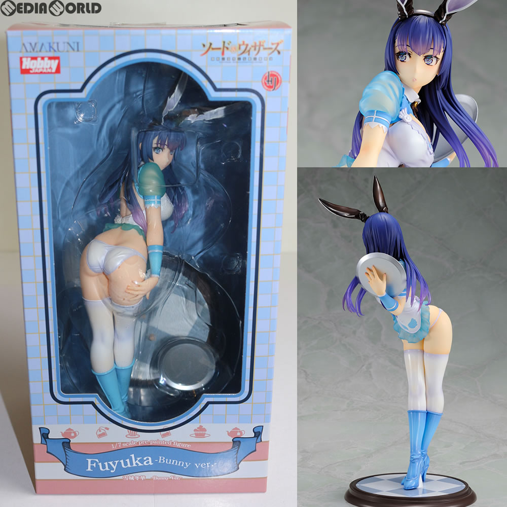 【中古即納】[FIG] 雪城冬華-Bunny ver.-(ゆきしろふゆか バニーver.) ソード&ウィザーズ 覇剣の皇帝と七星の姫騎士 1/7 完成品 フィギュア ホビージャパン通販限定 ホビージャパン/AMAKUNI(20171130)