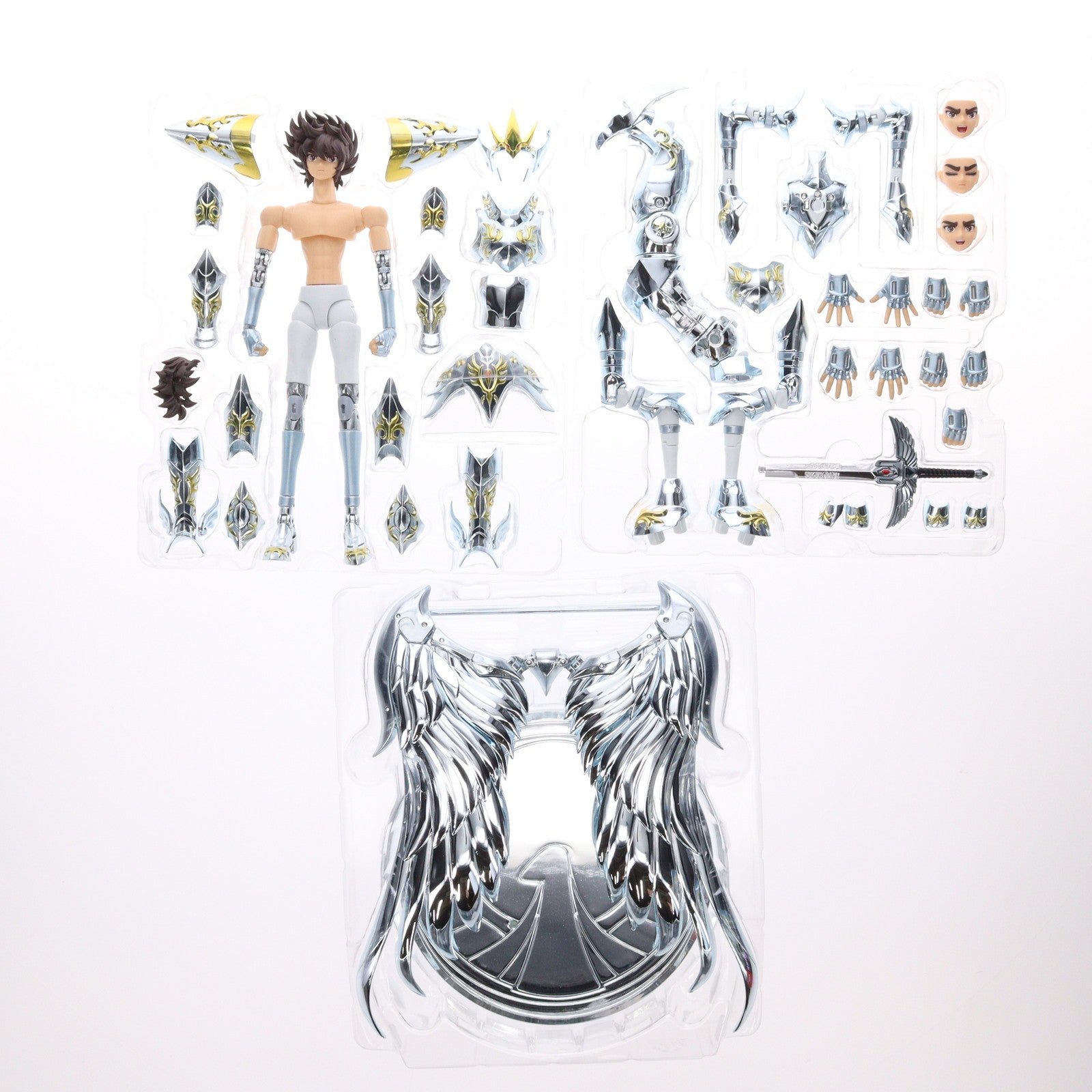 【中古即納】[FIG] 聖闘士聖衣神話EX ペガサス星矢(神聖衣) 聖闘士星矢 完成品 可動フィギュア バンダイスピリッツ(20250531)