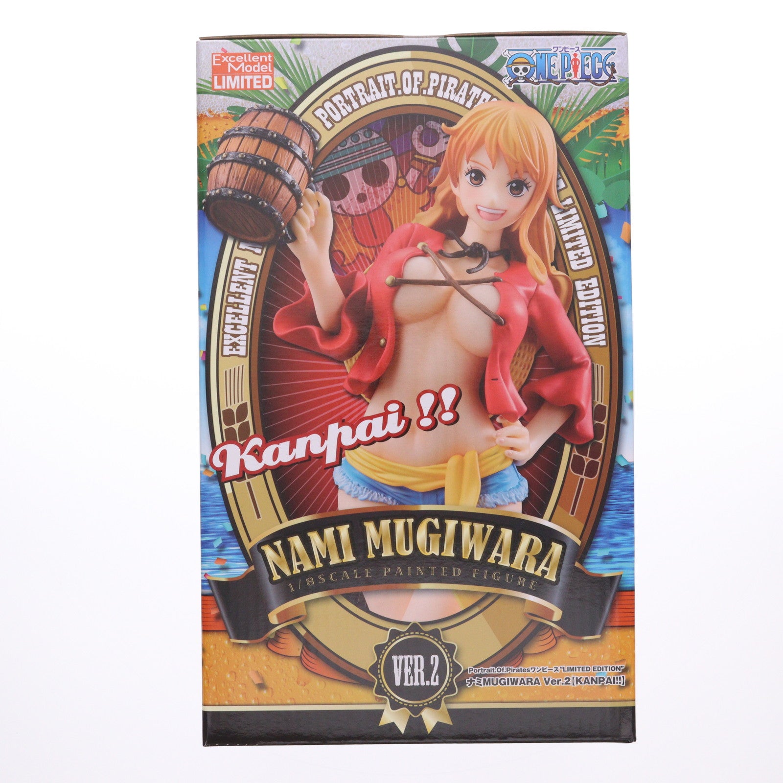 【中古即納】[FIG] Portrait.Of.Pirates P.O.P LIMITED EDITION ナミMUGIWARA Ver.2【KANPAI!!】 ONE PIECE(ワンピース) 1/8 完成品 フィギュア ジャンプキャラクターズストア限定 メガハウス(20160831)