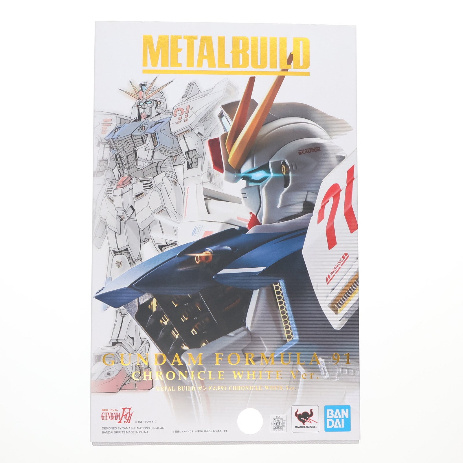 【中古即納】[FIG] METAL BUILD ガンダムF91 CHRONICLE WHITE Ver. 機動戦士ガンダムF91 完成品 可動フィギュア バンダイスピリッツ(20210327)