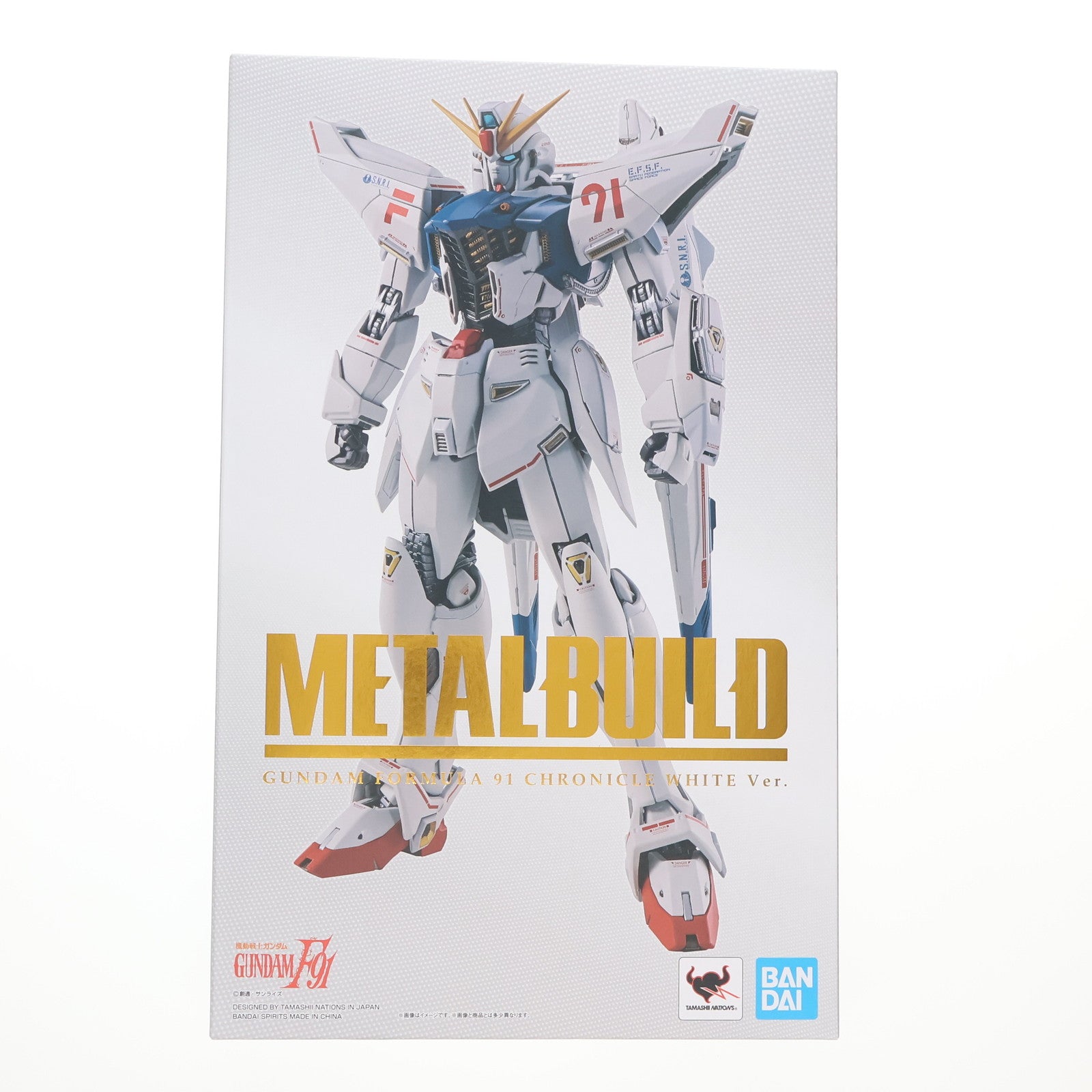 【中古即納】[FIG] METAL BUILD ガンダムF91 CHRONICLE WHITE Ver. 機動戦士ガンダムF91 完成品 可動フィギュア バンダイスピリッツ(20210327)