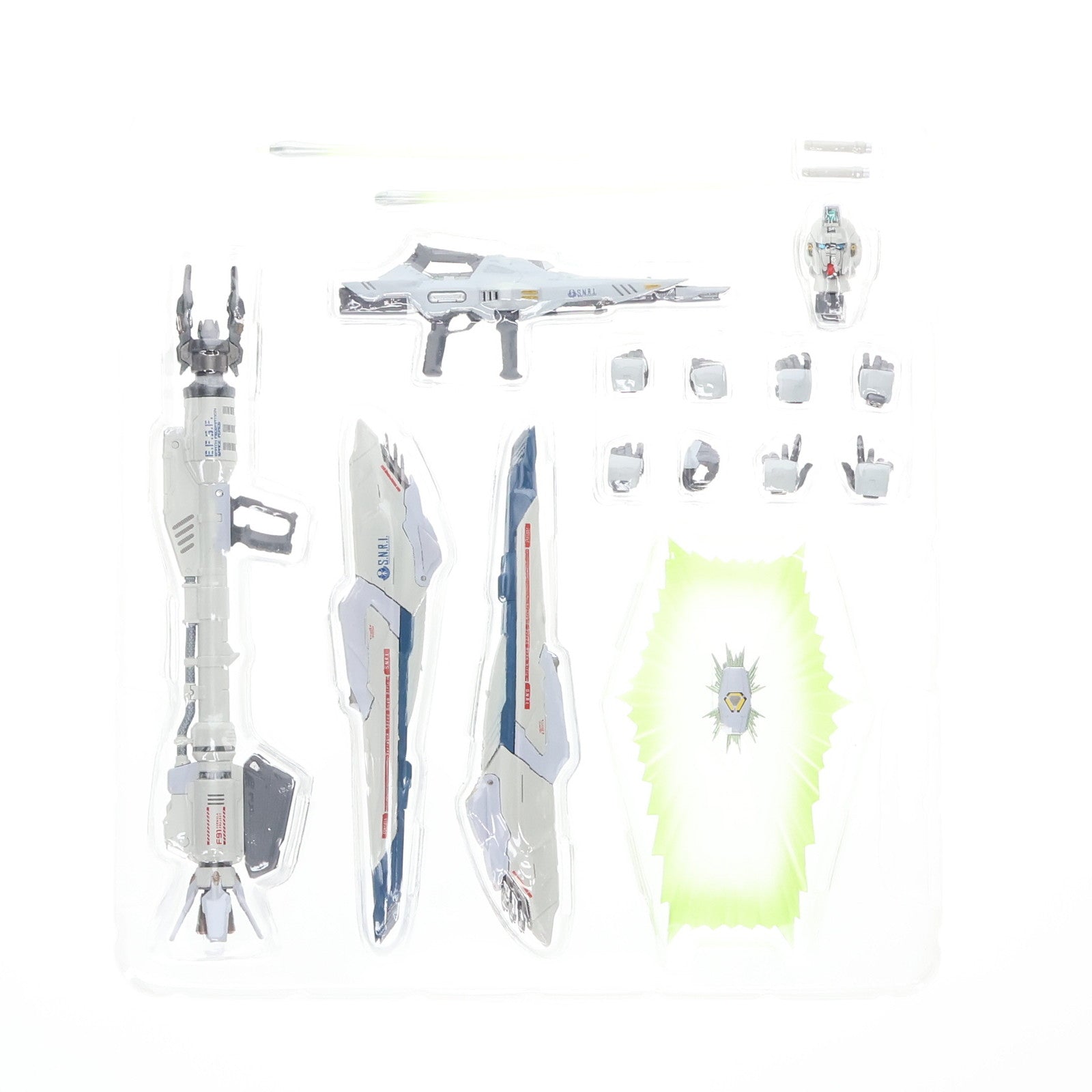 【中古即納】[FIG] METAL BUILD ガンダムF91 CHRONICLE WHITE Ver. 機動戦士ガンダムF91 完成品 可動フィギュア バンダイスピリッツ(20210327)