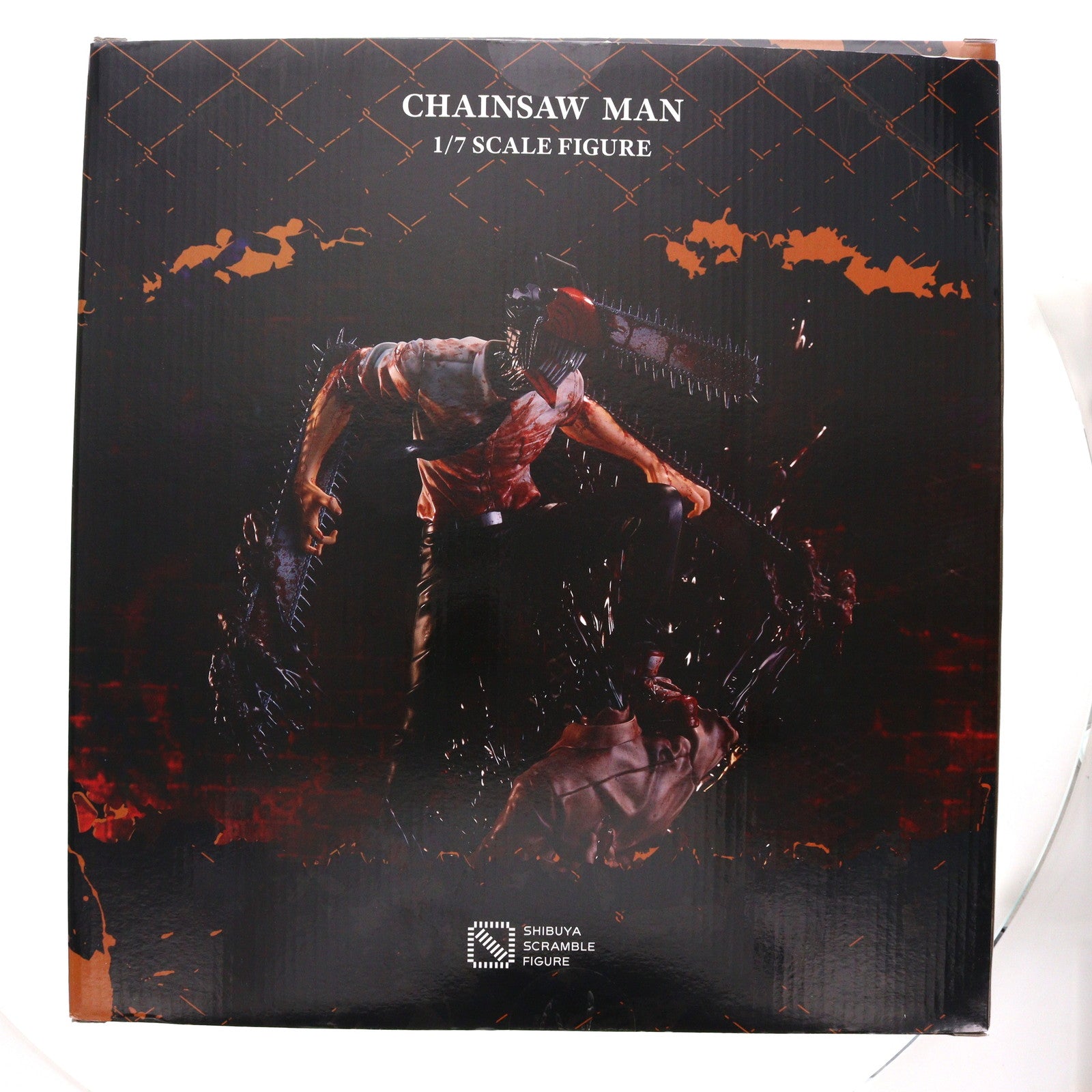 【中古即納】[FIG] eStream Store限定特典付属 SHIBUYA SCRAMBLE FIGURE チェンソーマン 1/7 完成品 フィギュア eStream/アルファサテライト(20230731)
