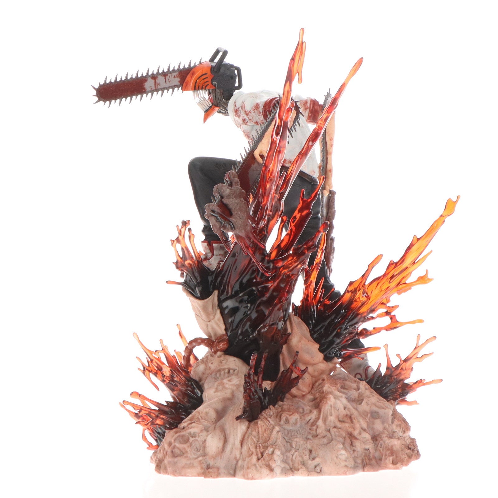 【中古即納】[FIG] eStream Store限定特典付属 SHIBUYA SCRAMBLE FIGURE チェンソーマン 1/7 完成品 フィギュア eStream/アルファサテライト(20230731)