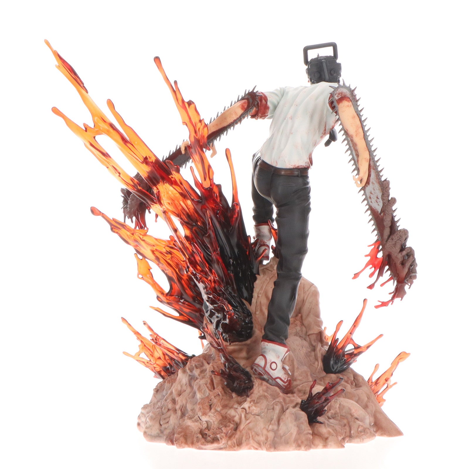 【中古即納】[FIG] eStream Store限定特典付属 SHIBUYA SCRAMBLE FIGURE チェンソーマン 1/7 完成品 フィギュア eStream/アルファサテライト(20230731)