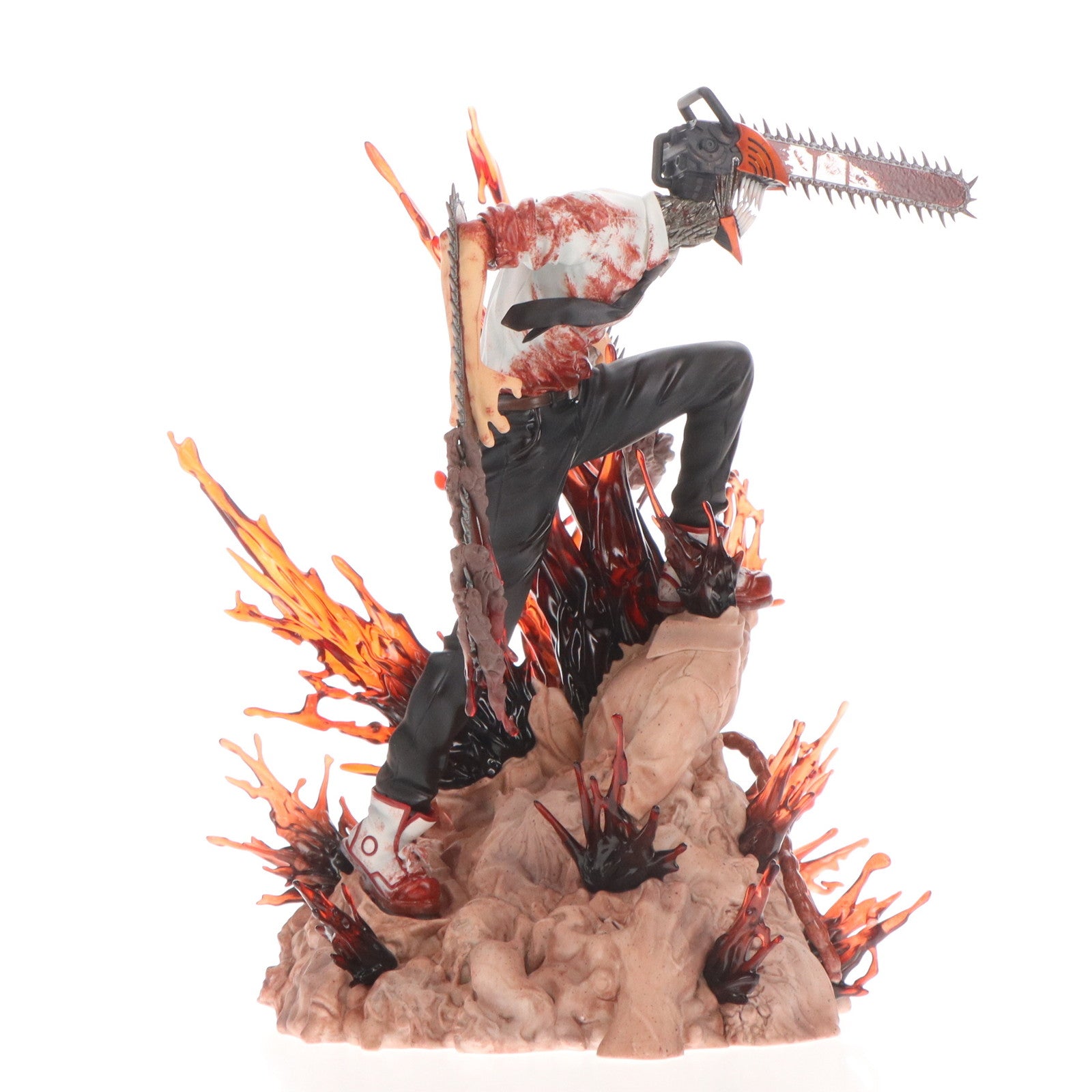 【中古即納】[FIG] eStream Store限定特典付属 SHIBUYA SCRAMBLE FIGURE チェンソーマン 1/7 完成品 フィギュア eStream/アルファサテライト(20230731)