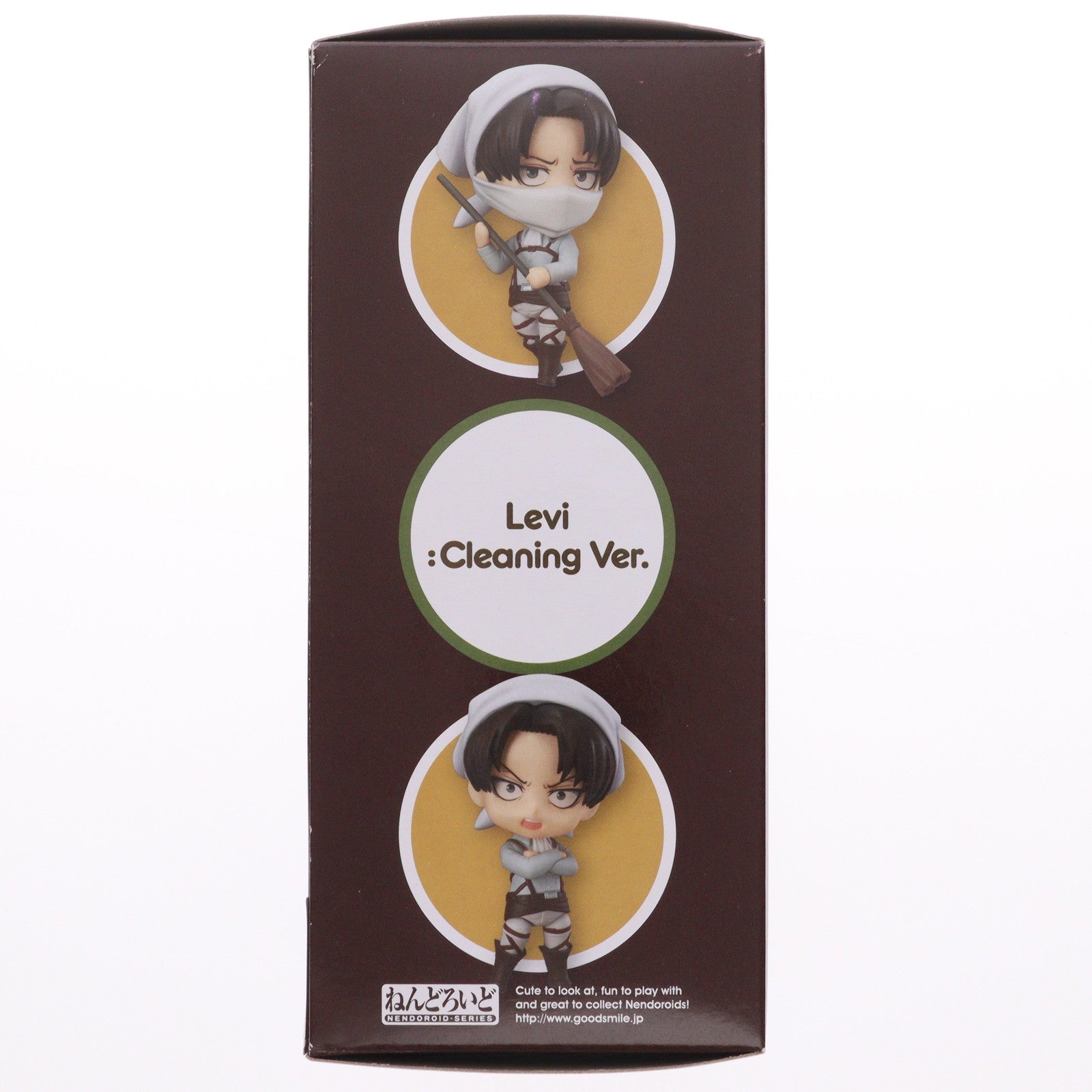 【中古即納】[FIG] ねんどろいど 417 リヴァイ お掃除Ver. 進撃の巨人 完成品 可動フィギュア GOODSMILE ONLINE SHOP&一部イベント限定 グッドスマイルカンパニー(20140702)