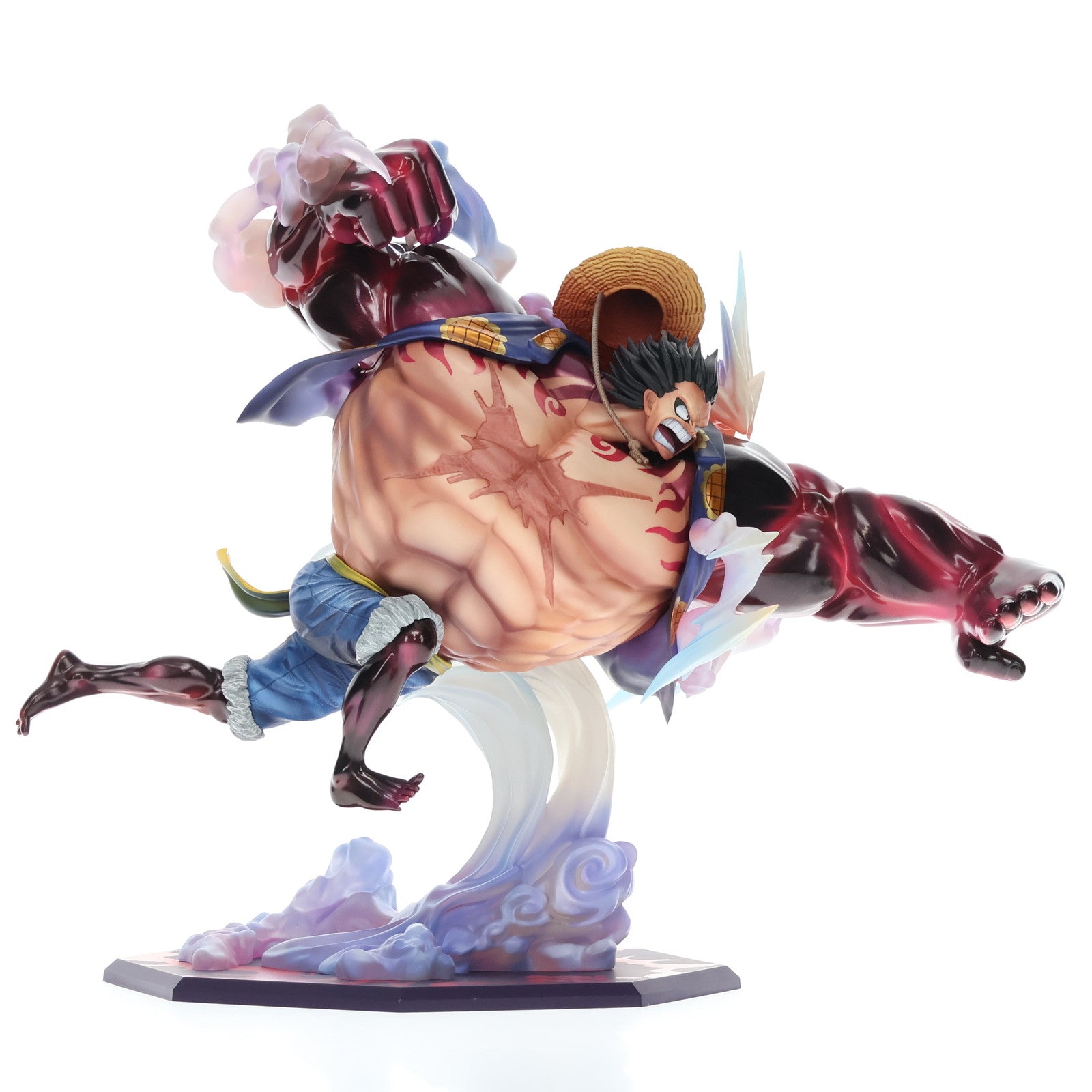【中古即納】[FIG] Portrait.Of.Pirates P.O.P SA-MAXIMUM モンキー・D・ルフィ ギア4 弾む男 Ver.2 ONE PIECE(ワンピース) 1/8 完成品 フィギュア 一部店舗&オンラインショップ限定 メガハウス(20211130)