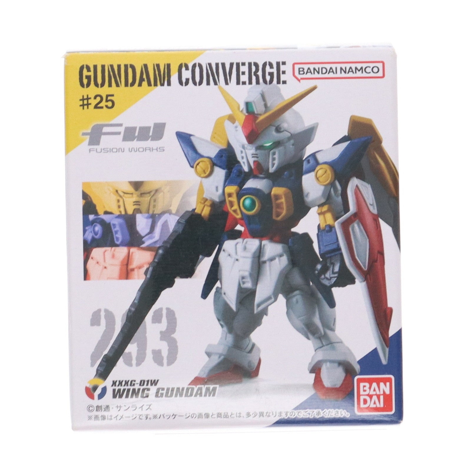 【中古即納】[FIG] (単品)(食玩) 3.ウイングガンダム FW GUNDAM CONVERGE(ガンダムコンバージ) #25 新機動戦記ガンダムW(ウイング) フィギュア バンダイ(20240513)