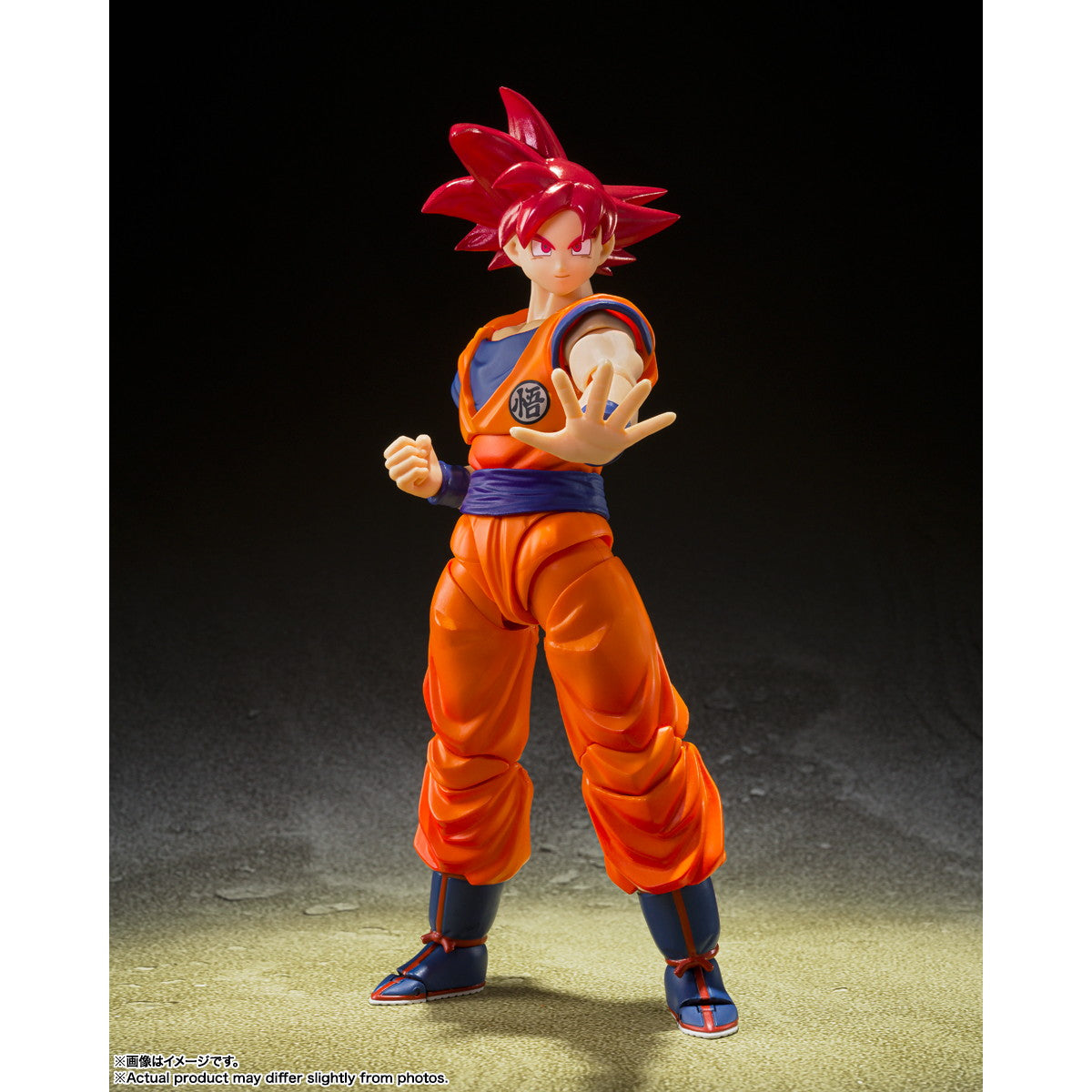 【中古即納】[FIG] (再販) S.H.Figuarts(フィギュアーツ) スーパーサイヤ人ゴッド孫悟空-正しき心がもたらすサイヤ人の神- ドラゴンボール超(スーパー) 完成品 可動フィギュア バンダイスピリッツ(20250412)