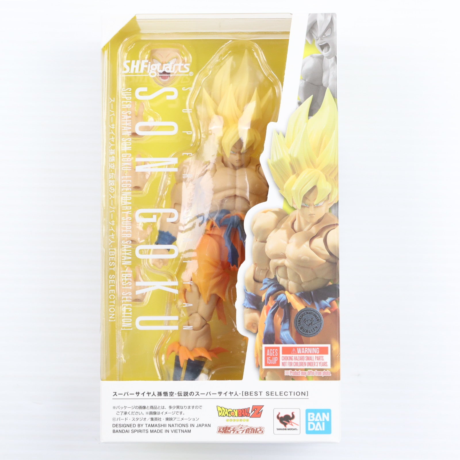 【中古即納】[FIG] 魂ウェブ商店限定 S.H.Figuarts(フィギュアーツ) スーパーサイヤ人孫悟空-伝説のスーパーサイヤ人-[BEST SELECTION] ドラゴンボールZ 完成品 可動フィギュア バンダイスピリッツ(20250924)
