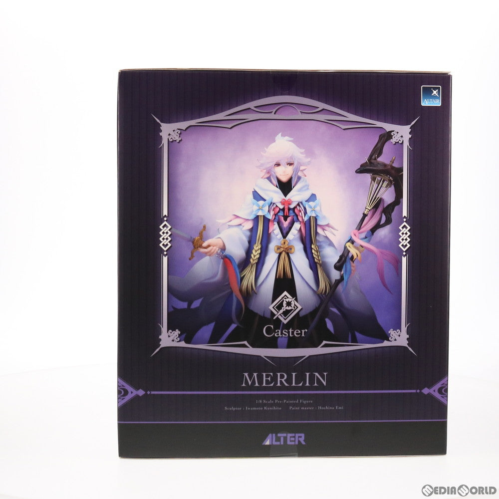 【中古即納】[FIG] キャスター/マーリン Fate/Grand Order(フェイト/グランドオーダー) 1/8 完成品 フィギュア あみあみ&アニメイト限定 amie×ALTAiR(アミィ×アルタイル)(20200930)