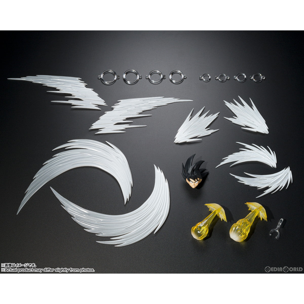 【中古即納】[FIG] S.H.Figuarts(フィギュアーツ) 孫悟空のエフェクトパーツセット ドラゴンボールZ フィギュア用アクセサリ バンダイスピリッツ(20230722)