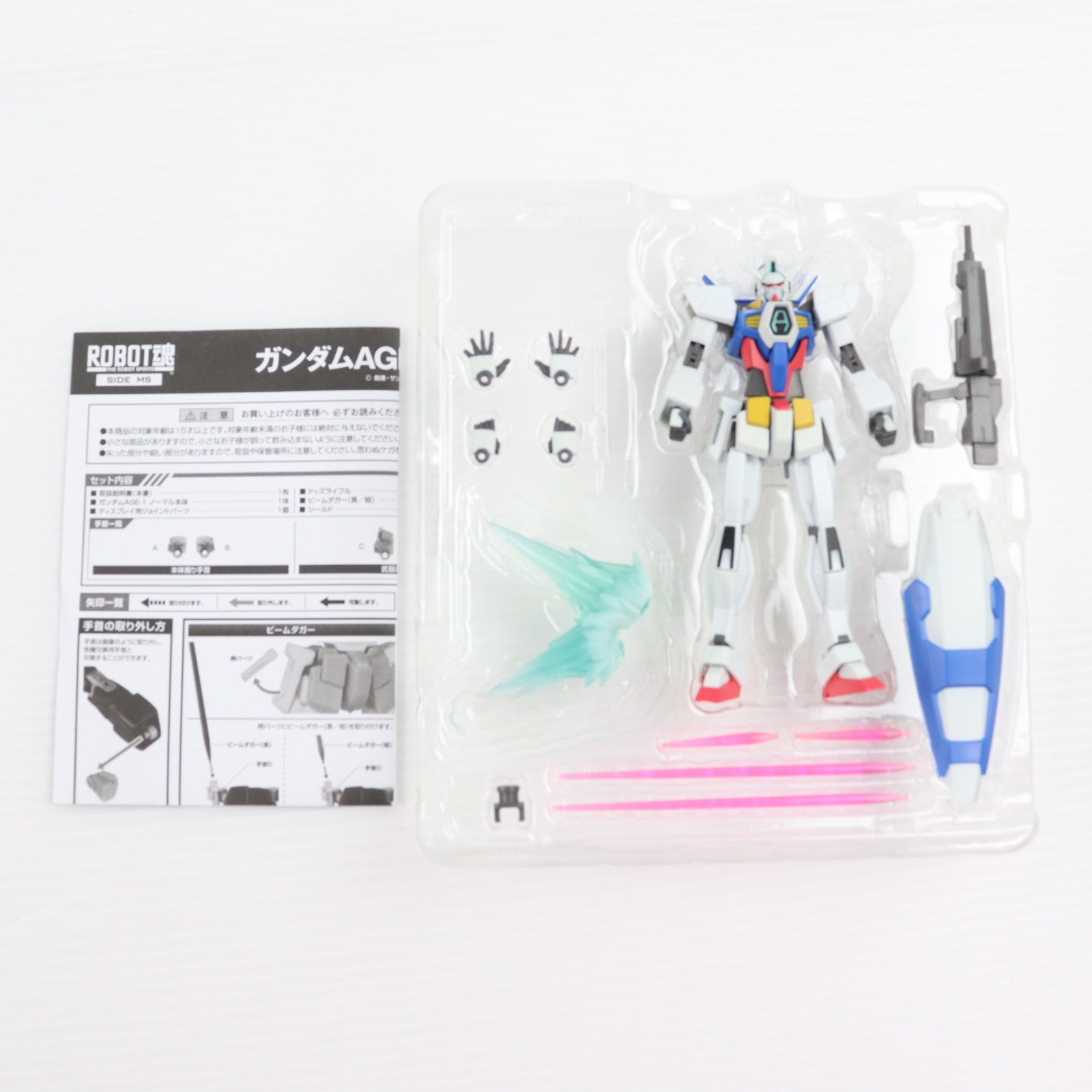 【中古即納】[FIG] ROBOT魂(SIDE MS) ガンダムAGE-1 ノーマル 機動戦士ガンダムAGE(エイジ) 完成品 可動フィギュア バンダイ(20111217)