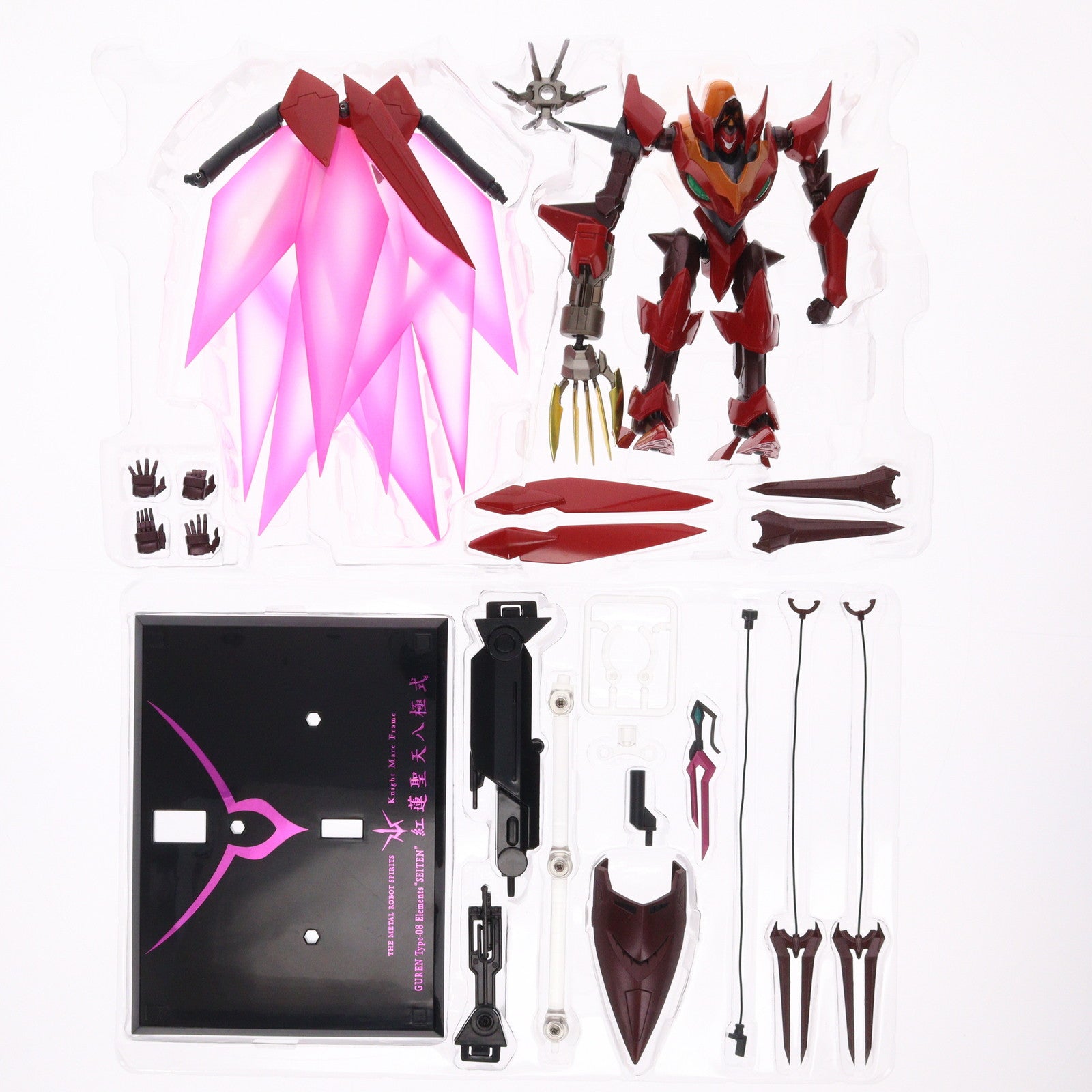 【中古即納】[FIG] METAL ROBOT魂(SIDE KMF) 紅蓮聖天八極式(ぐれんせいてんはっきょくしき) コードギアス 反逆のルルーシュR2 完成品 可動フィギュア バンダイスピリッツ(20181027)