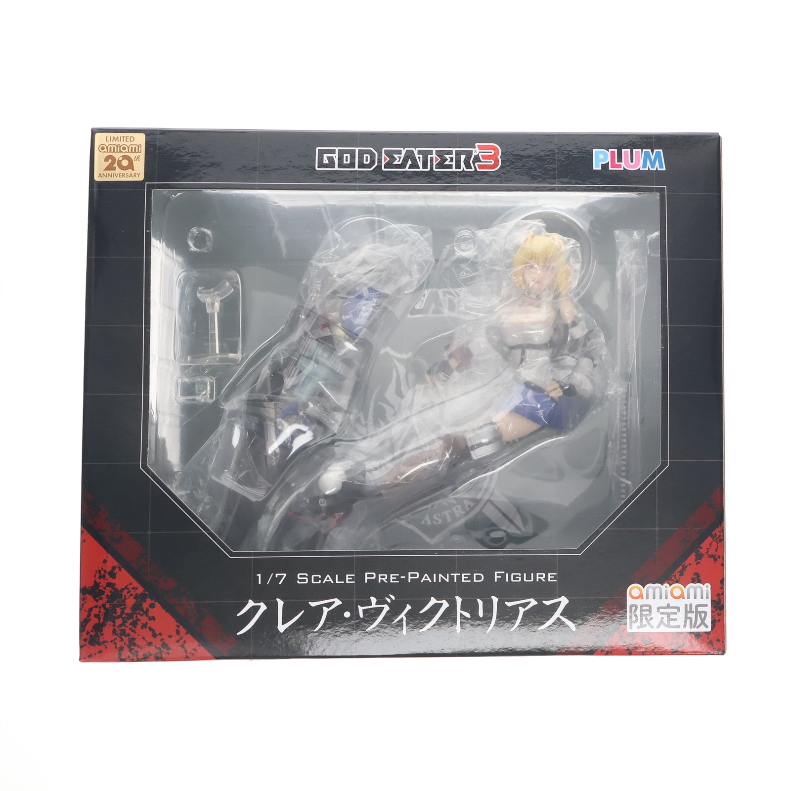 【中古即納】[FIG] クレア・ヴィクトリアス あみあみ限定笑顔版 GOD EATER 3(ゴッドイーター3) 1/7 完成品 フィギュア PLUM(プラム)(20190831)