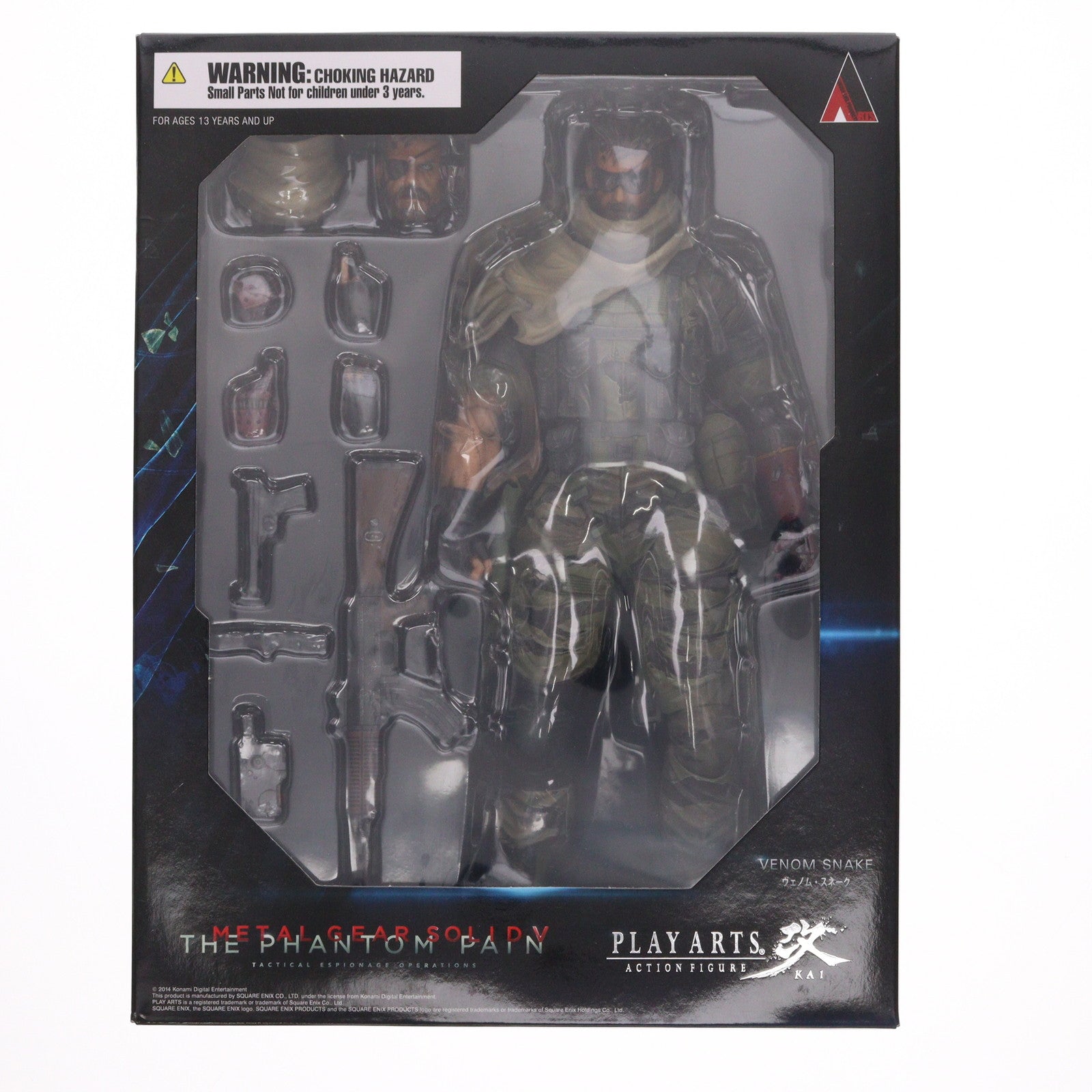 【中古即納】[FIG] PLAY ARTS改(プレイアーツ改) ヴェノム・スネーク METAL GEAR SOLID V: THE PHANTOM PAIN(メタルギアソリッド5 ファントムペイン) 完成品 可動フィギュア スクウェア・エニックス(20141128)