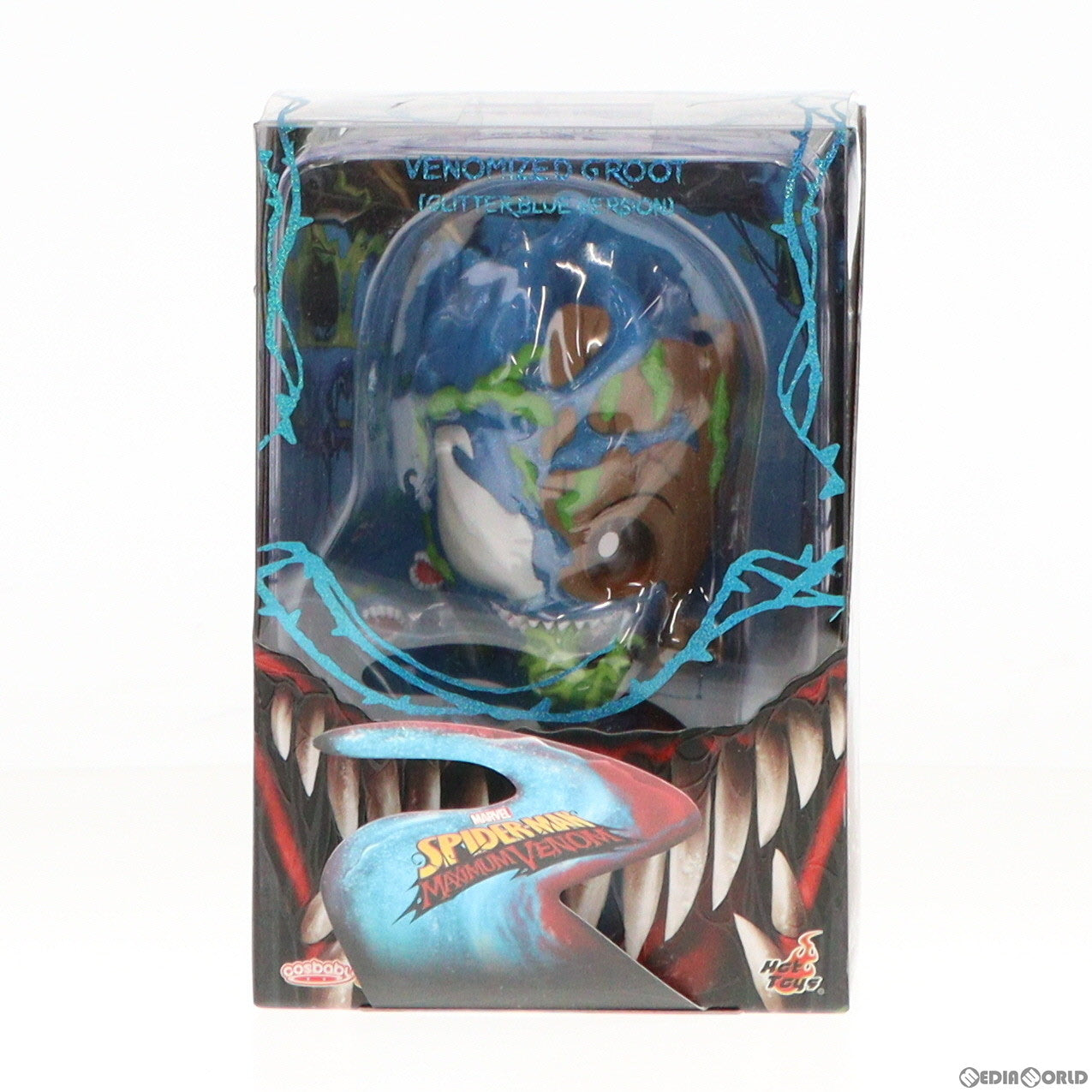 【中古即納】[FIG] トイサピエンス限定 コスベイビー サイズS グルート(ヴェノム/グリッターブルー版) スパイダーマン:マキシマム・ヴェノム 完成品 フィギュア(COS762) ホットトイズ(20201031)