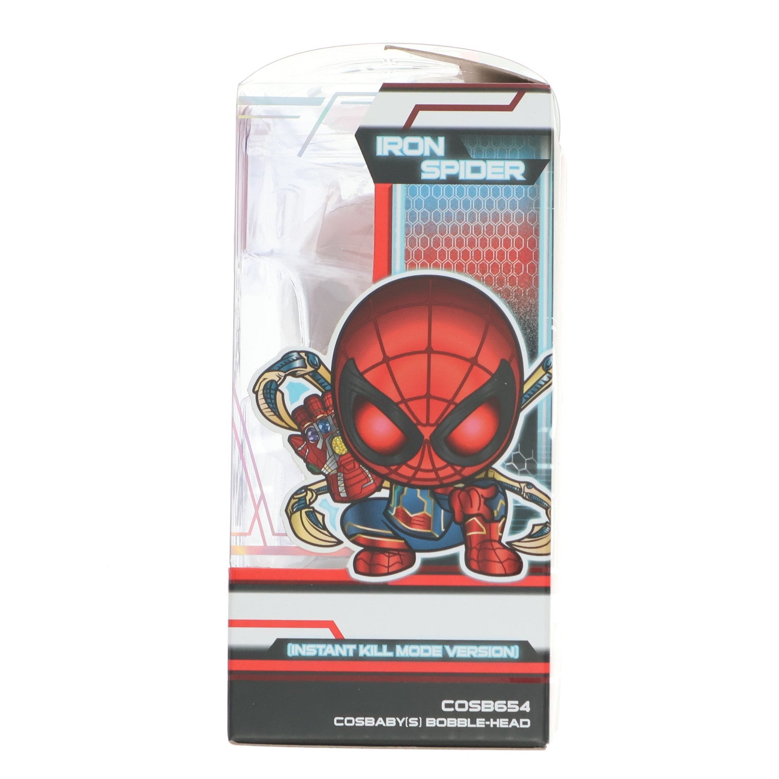 【中古即納】[FIG] コスベイビー サイズS アイアン・スパイダー(ナノ・ガントレット付き版) アベンジャーズ/エンドゲーム 完成品 フィギュア スパイダーマン エクスクルーシブ・ストア ジャパンツアー限定(COSB654) ホットトイズ(20200331)