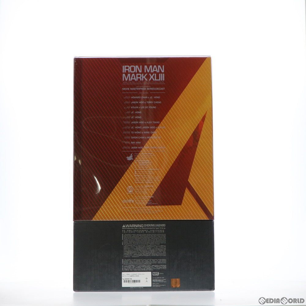 【中古即納】[FIG] ムービー・マスターピース DIECAST アイアンマン・マーク43 アベンジャーズ/エイジ・オブ・ウルトロン 1/6 完成品 可動フィギュア(MM#278D09) ホットトイズ(20150525)