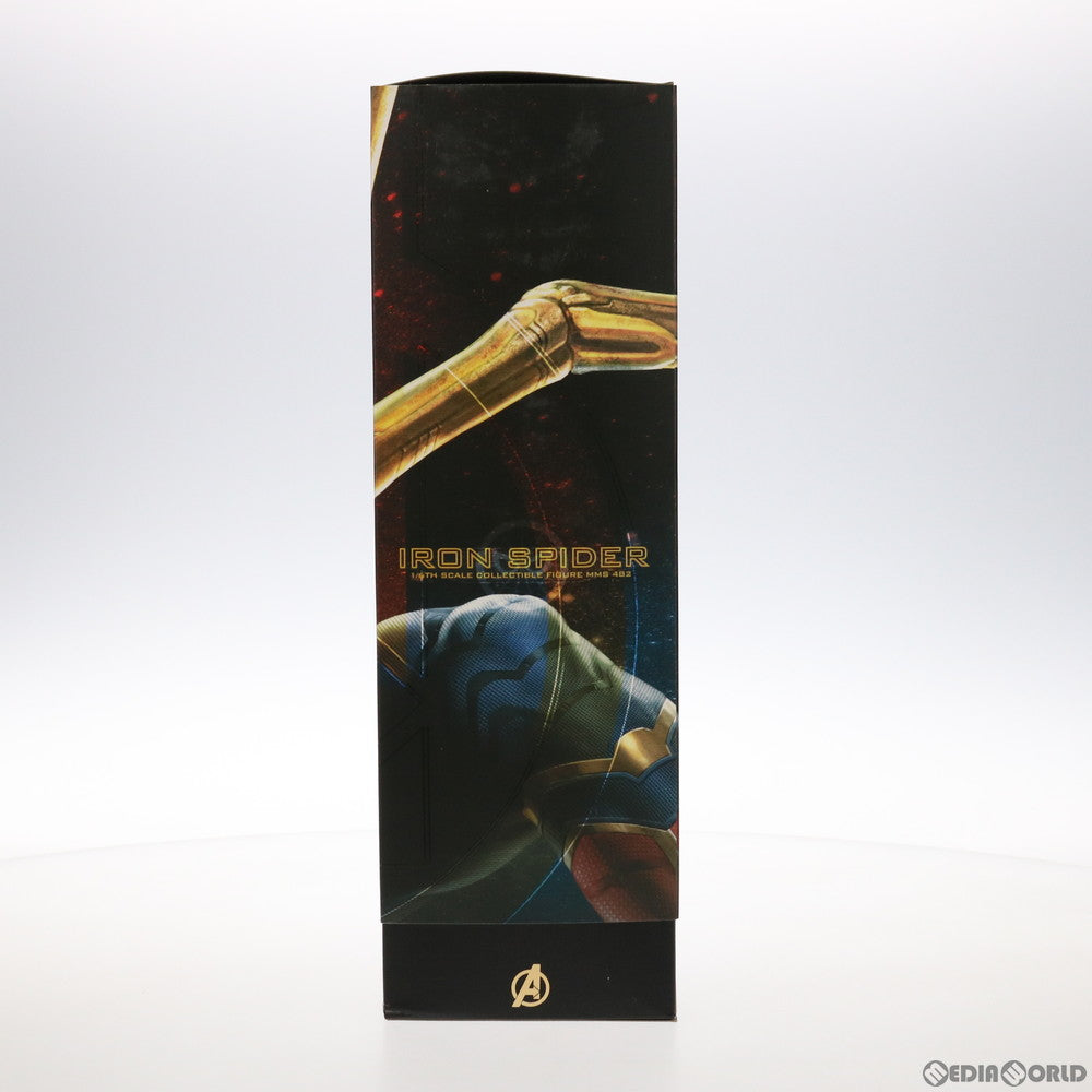 【中古即納】[FIG] ムービー・マスターピース アイアン・スパイダー アベンジャーズ/インフィニティ・ウォー 1/6 完成品 可動フィギュア(MM#482) ホットトイズ(20190131)