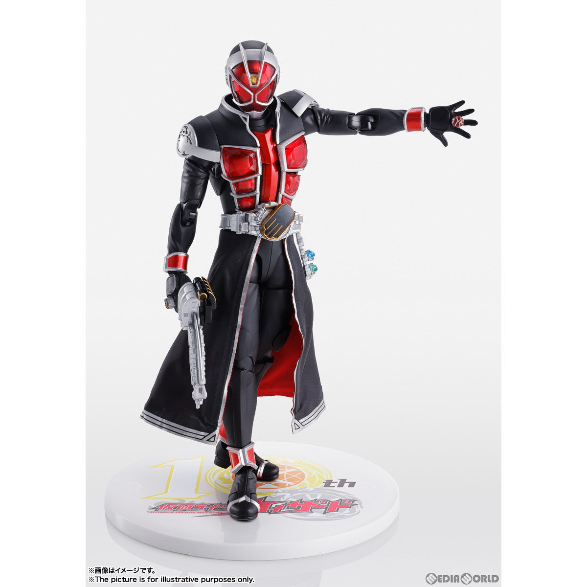 【中古即納】[FIG] S.H.Figuarts(フィギュアーツ) 真骨彫製法 仮面ライダーウィザード フレイムスタイル 10th Anniversary Ver. 完成品 可動フィギュア バンダイスピリッツ(20230120)