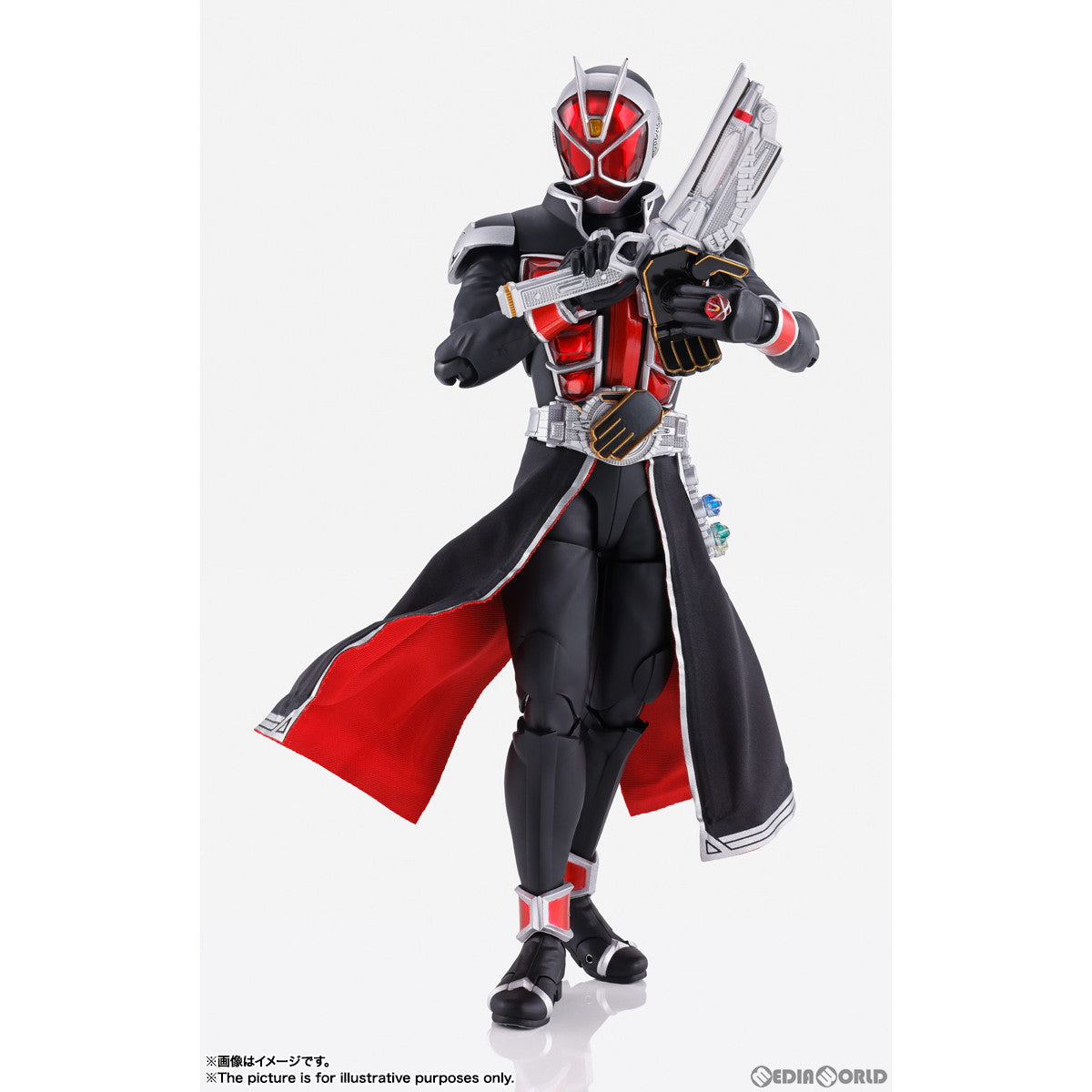 【中古即納】[FIG] S.H.Figuarts(フィギュアーツ) 真骨彫製法 仮面ライダーウィザード フレイムスタイル 10th Anniversary Ver. 完成品 可動フィギュア バンダイスピリッツ(20230120)