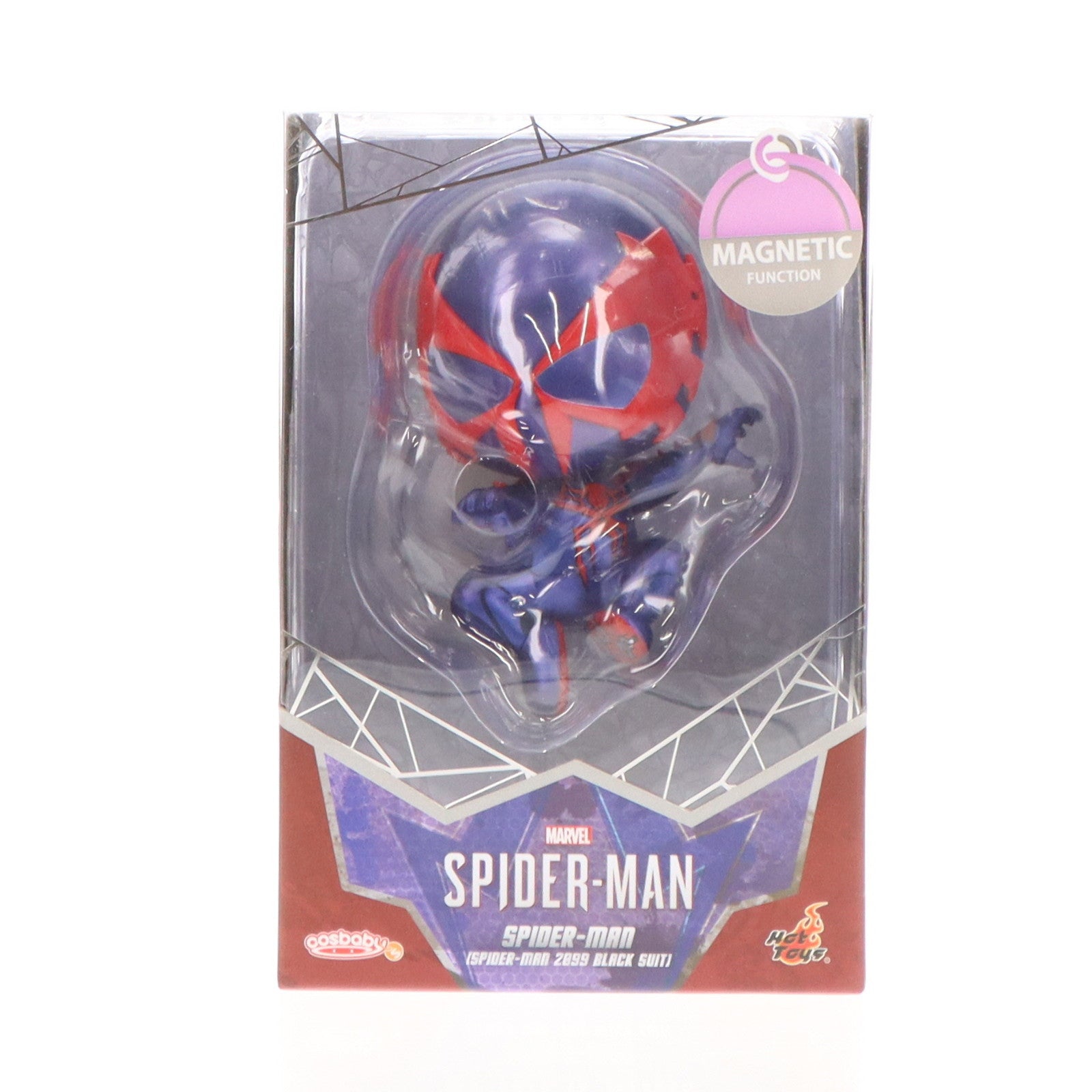 【中古即納】[FIG] コスベイビー サイズS スパイダーマン(スパイダーマン2099ブラック・スーツ版) Marvel's Spider-Man 完成品 フィギュア スパイダーマン エクスクルーシブ・ストア ジャパンツアー限定(COSB623) ホットトイズ(20190622)