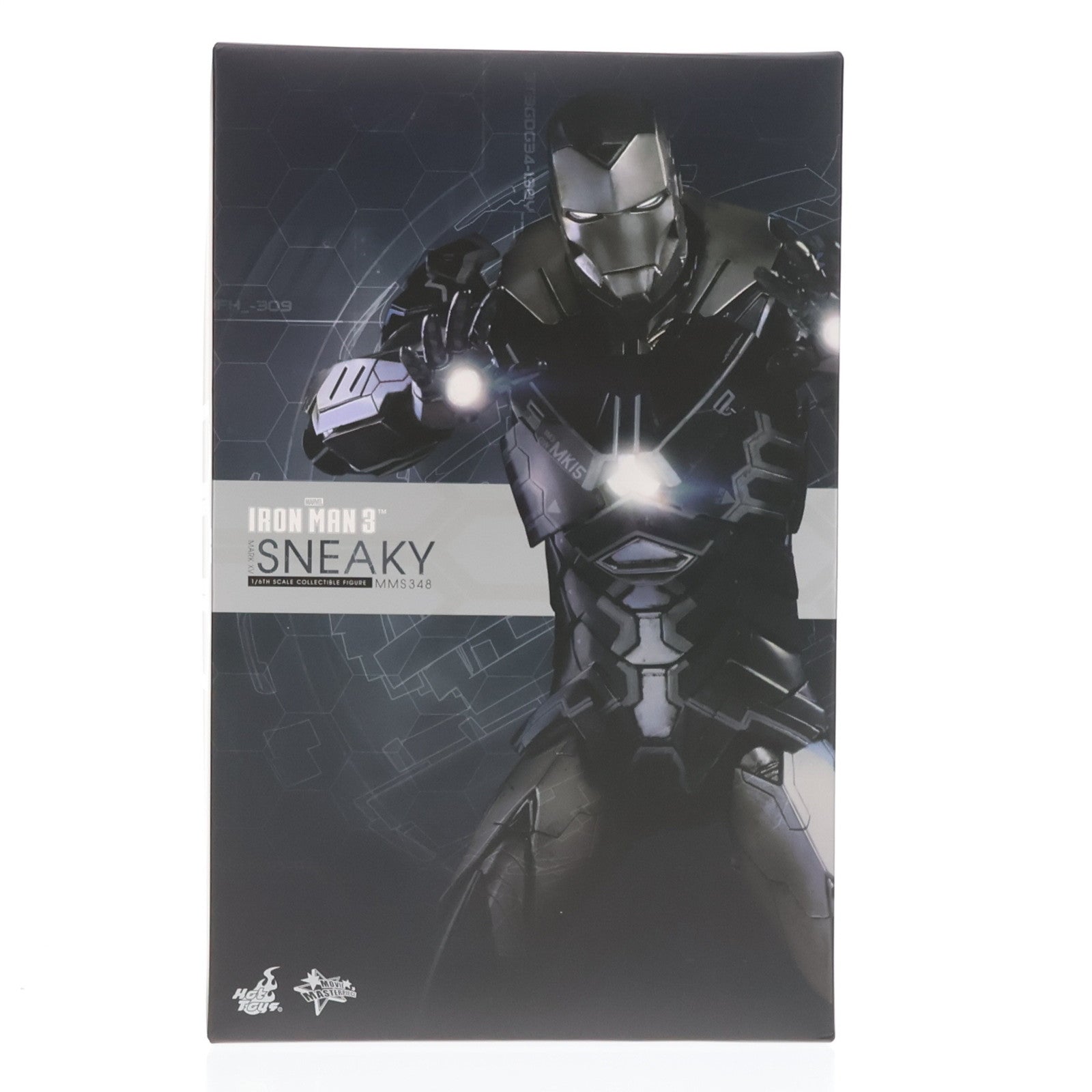 【中古即納】[FIG] ムービー・マスターピース アイアンマン・マーク15(スニーキー) アイアンマン3 1/6 完成品 可動フィギュア(MM#348) ホットトイズ(20161231)
