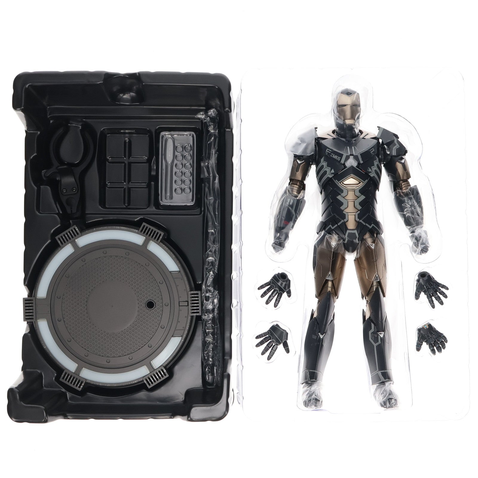 【中古即納】[FIG] ムービー・マスターピース アイアンマン・マーク15(スニーキー) アイアンマン3 1/6 完成品 可動フィギュア(MM#348) ホットトイズ(20161231)