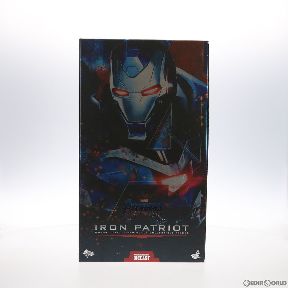 【中古即納】[FIG] ムービー・マスターピース DIECAST アイアン・パトリオット アベンジャーズ/エンドゲーム 1/6 完成品 可動フィギュア(MM#547D34) ホットトイズ(20211028)