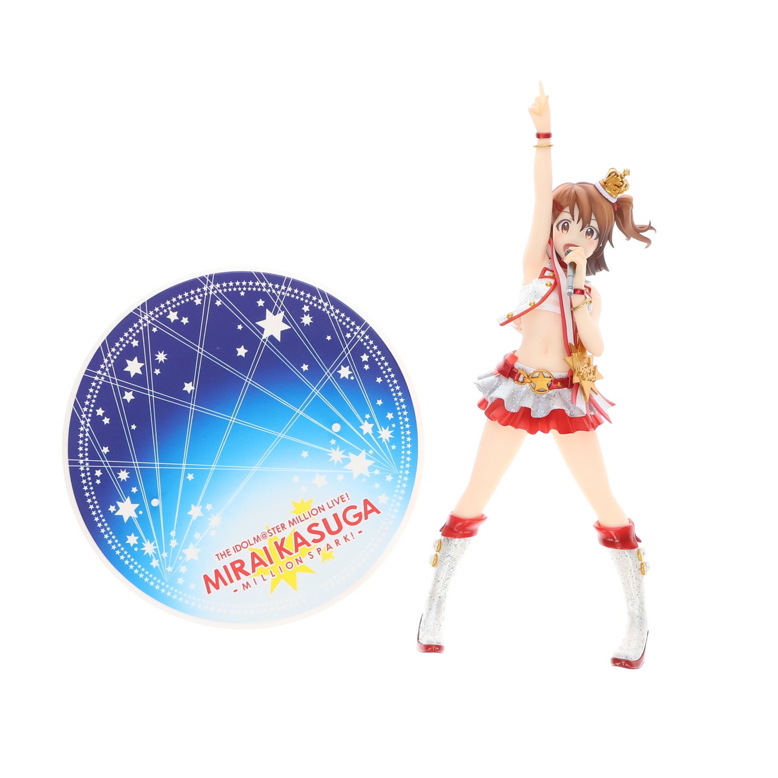 【中古即納】[FIG] 春日未来(かすがみらい) ‐ミリオンスパーク!‐ アイドルマスター ミリオンライブ! 1/8 完成品 フィギュア アクアマリン(20161127)