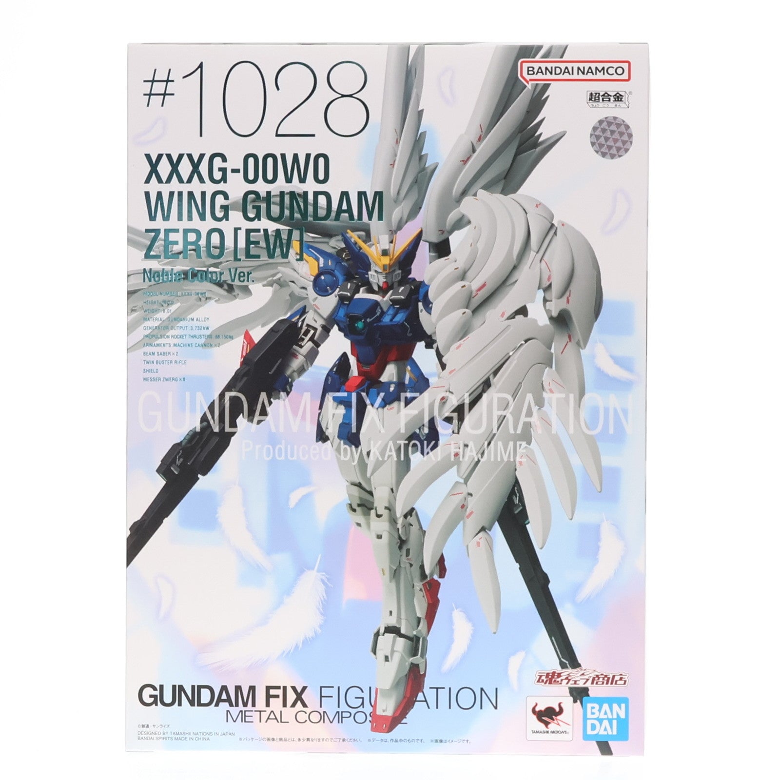 【中古即納】[FIG] 魂ウェブ商店限定 GUNDAM FIX FIGURATION METAL COMPOSITE ウイングガンダムゼロ(EW版) Noble Color Ver. 新機動戦記ガンダムW Endless Waltz(ウイング エンドレスワルツ) 完成品 可動フィギュア バンダイスピリッツ(20230228)