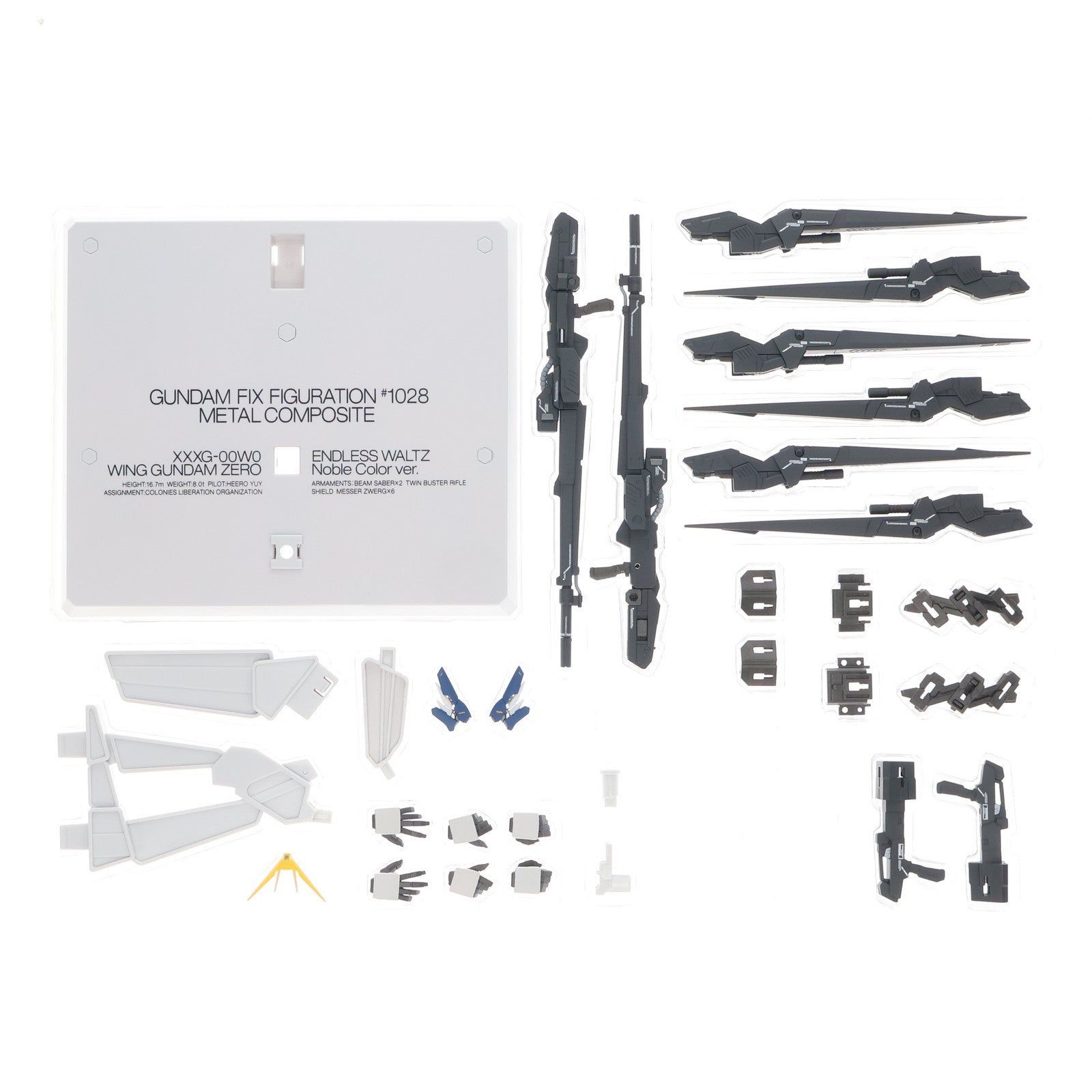 【中古即納】[FIG] 魂ウェブ商店限定 GUNDAM FIX FIGURATION METAL COMPOSITE ウイングガンダムゼロ(EW版) Noble Color Ver. 新機動戦記ガンダムW Endless Waltz(ウイング エンドレスワルツ) 完成品 可動フィギュア バンダイスピリッツ(20230228)