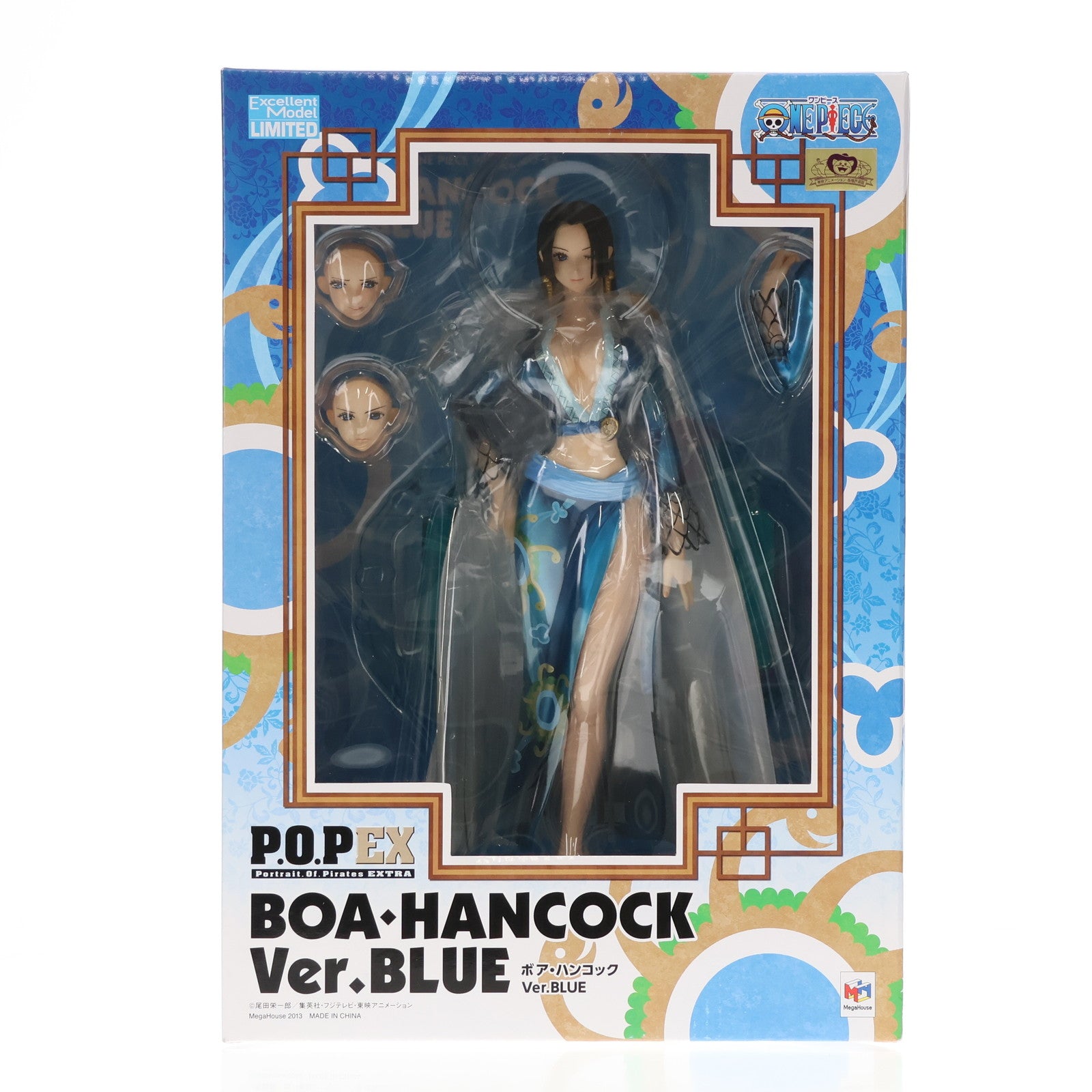 【中古即納】[FIG] 宮沢模型限定 Portrait.Of.Pirates P.O.P NEO-EX ボア・ハンコック Ver.BLUE ONE PIECE(ワンピース) 1/8 完成品 フィギュア メガハウス(20130330)