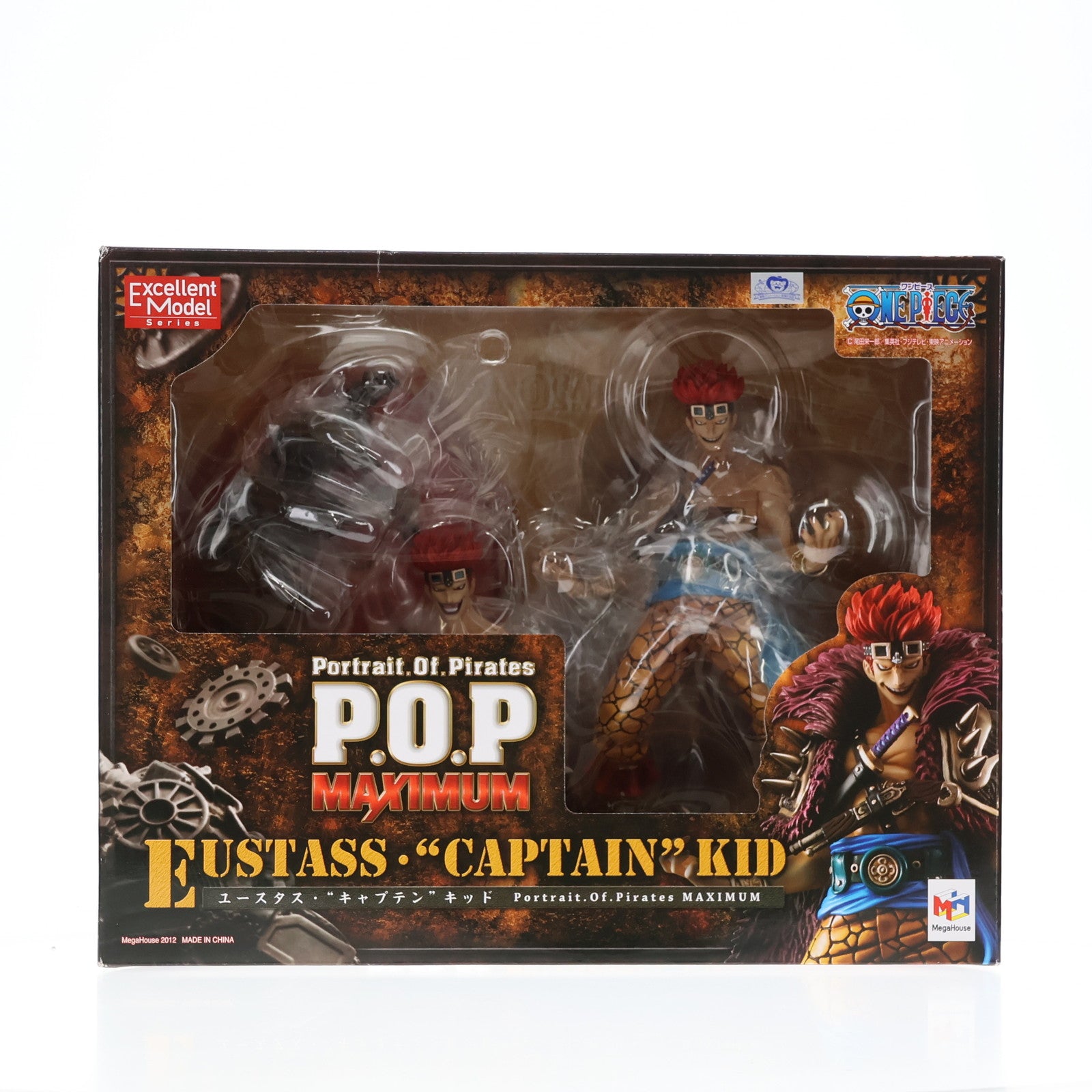 【中古即納】[FIG] Portrait.Of.Pirates P.O.P NEO-MAXIMUM ユースタス・キャプテンキッド ONE PIECE(ワンピース) 完成品 フィギュア メガハウス(20121229)