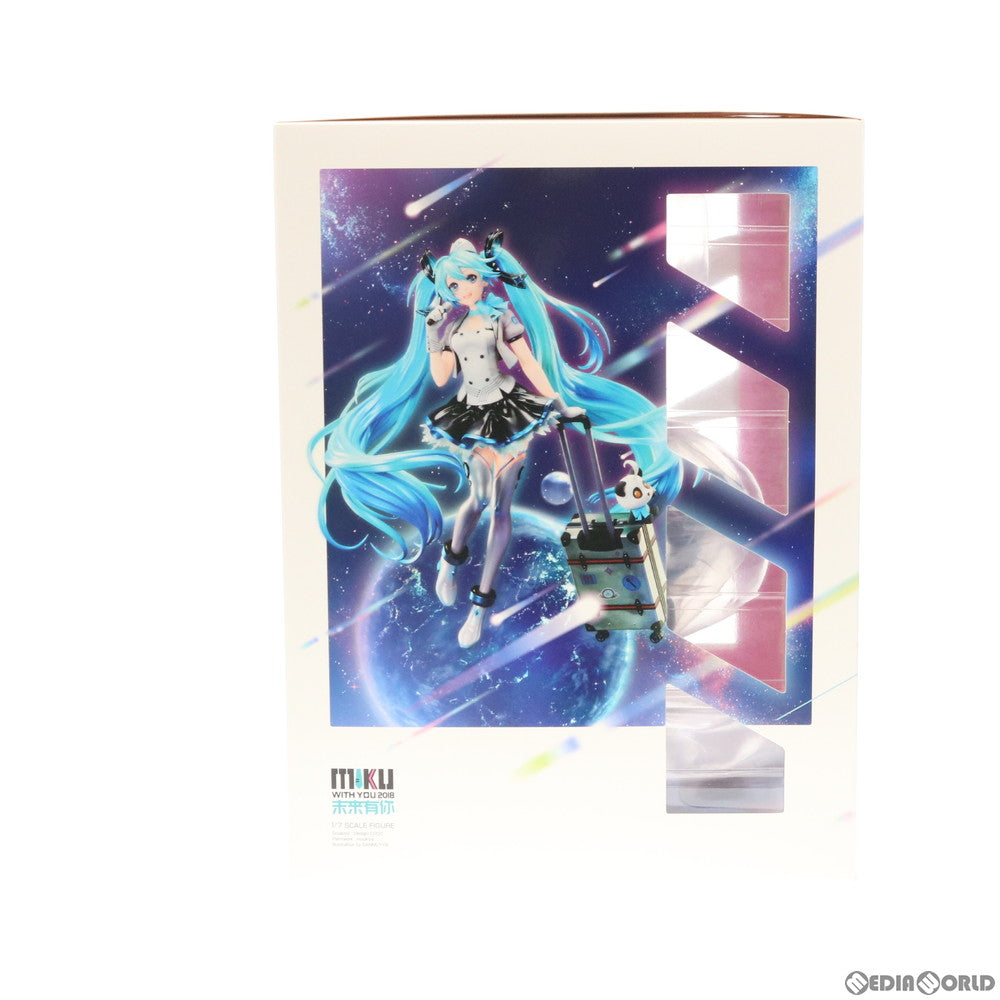 【中古即納】[FIG] F:NEX限定 予約特典付属 初音ミク「MIKU WITH YOU 2018」Ver. キャラクター・ボーカル・シリーズ01 初音ミク 1/7 完成品 フィギュア(AMU-FNX127) フリュー(20191031)