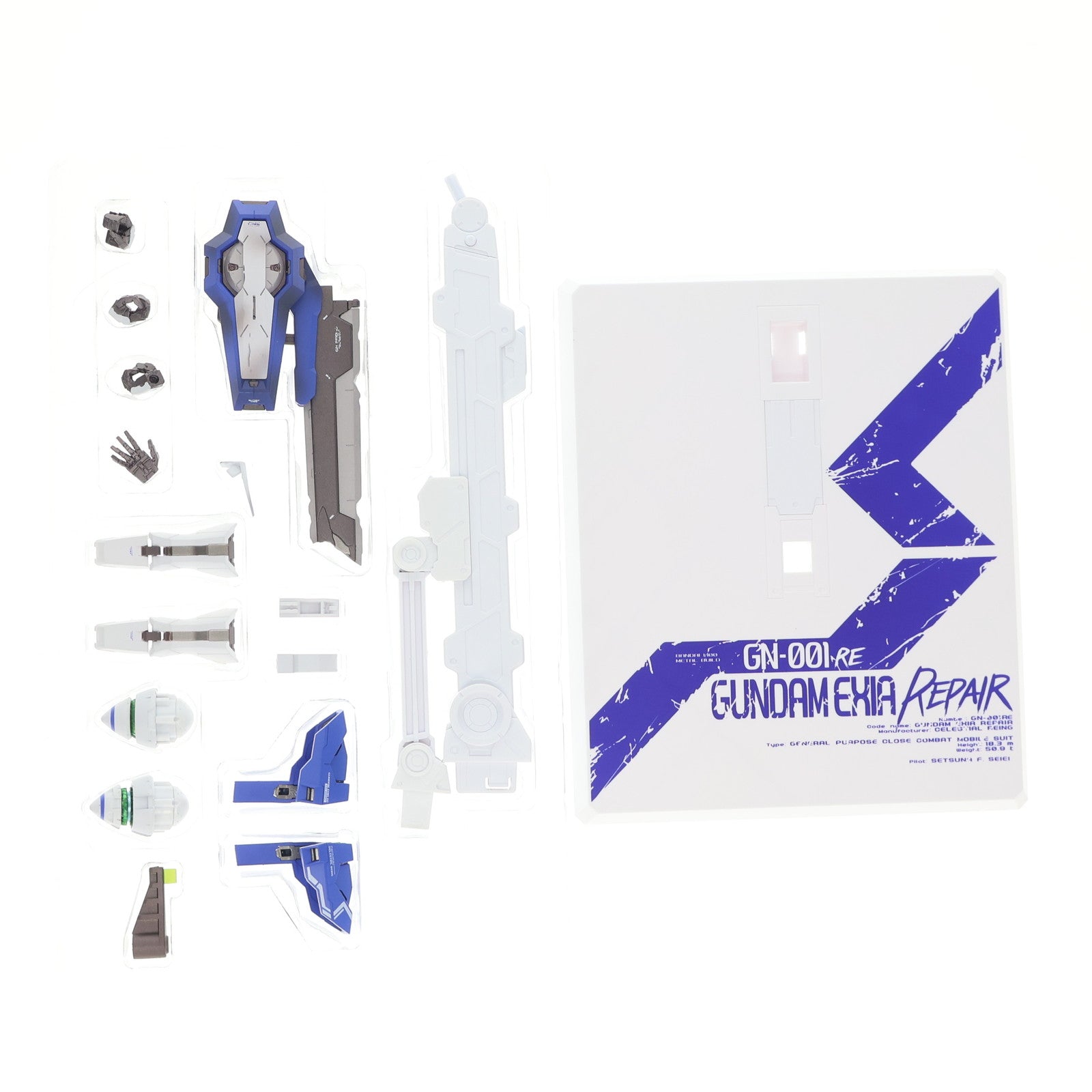 【中古即納】[FIG] METAL BUILD ガンダムエクシアリペア 機動戦士ガンダム00(ダブルオー) 完成品 可動フィギュア バンダイ(20130914)