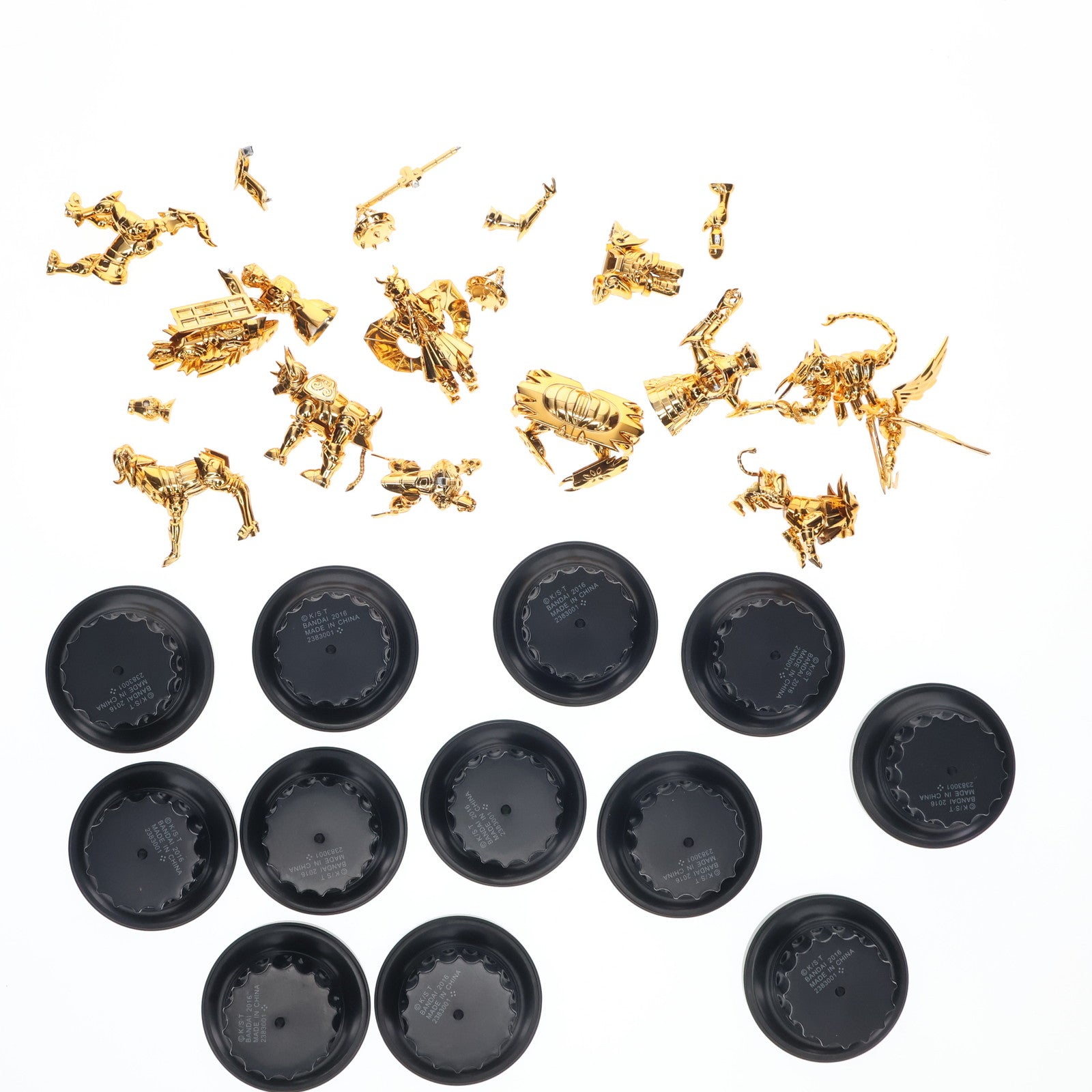 【中古即納】[FIG] 聖闘士聖衣神話APPENDIX 黄金聖衣オブジェセット WORLD TOUR Ver. 魂ネイションズ 10th Anniversary WORLD TOUR 開催記念 聖闘士星矢 完成品 フィギュア バンダイ(20170527)