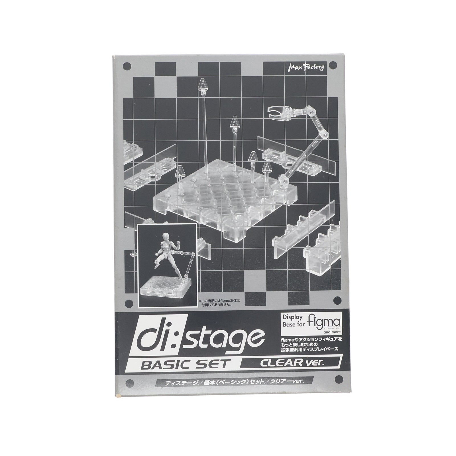 【中古即納】[FIG] di:stage(ディステージ) 基本(ベーシック)セット クリアver. 汎用ディスプレイベース フィギュア用アクセサリ マックスファクトリー(20090912)