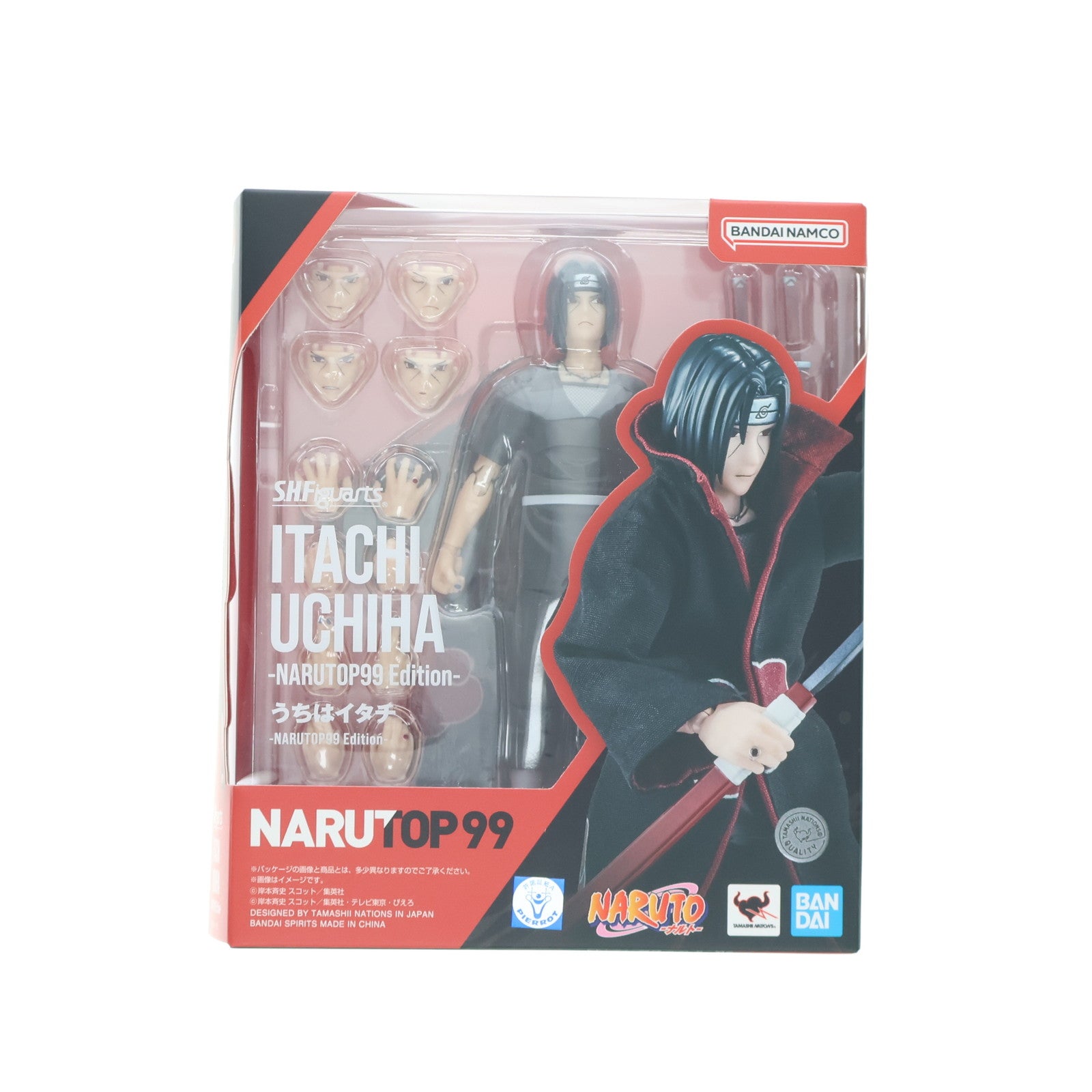 【中古即納】[FIG] S.H.Figuarts(フィギュアーツ) うちはイタチ -NARUTOP99 Edition- NARUTO-ナルト- 疾風伝 完成品 可動フィギュア バンダイスピリッツ(20240831)