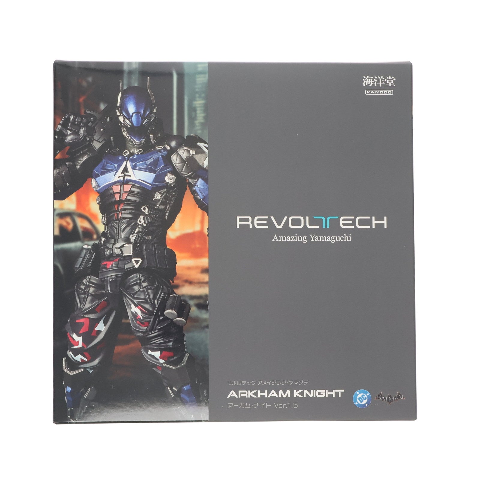 【中古即納】[FIG] リボルテック アメイジング・ヤマグチ アーカム・ナイト Ver.1.5 BATMAN: ARKHAM KNIGHT(バットマン:アーカム・ナイト) 完成品 可動フィギュア(NR060) 海洋堂(20250627)