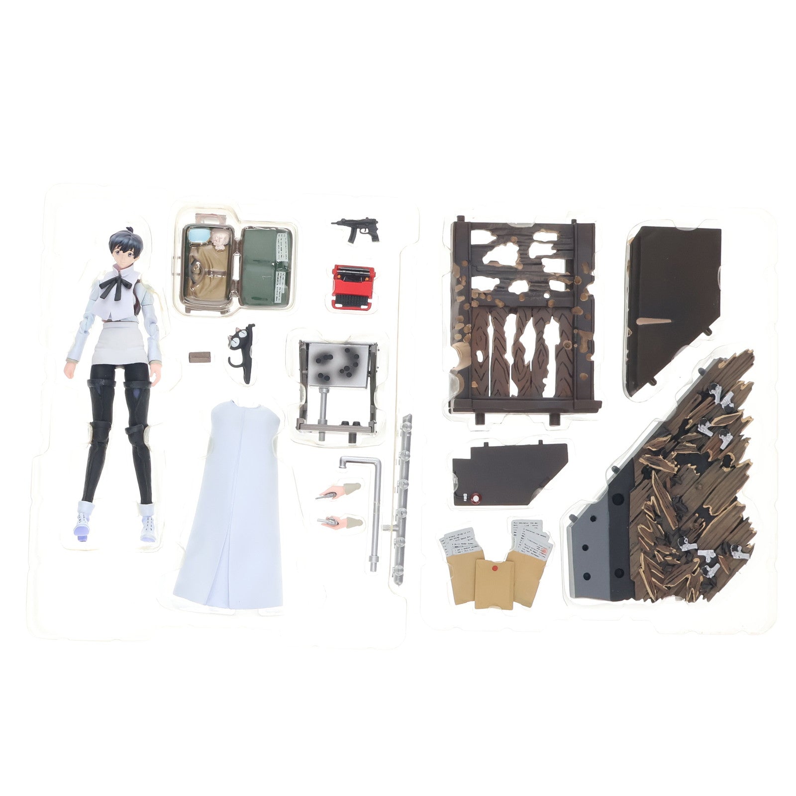 【中古即納】[FIG] TRIGUN PLANET GUN SMOKE メリル・ストライフ トライガン 完成品 可動フィギュア 海洋堂(20020701)