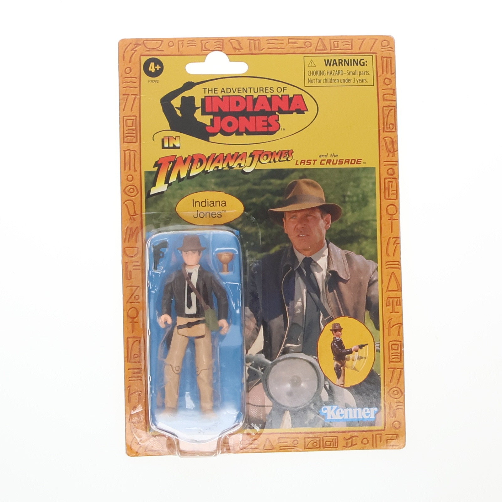 【中古即納】[FIG] RETROシリーズ インディアナ・ジョーンズ[映画『インディ・ジョーンズ/最後の聖戦』] 完成品 3.75インチ・アクションフィギュア ハズブロ/ホットトイズ(20230729)